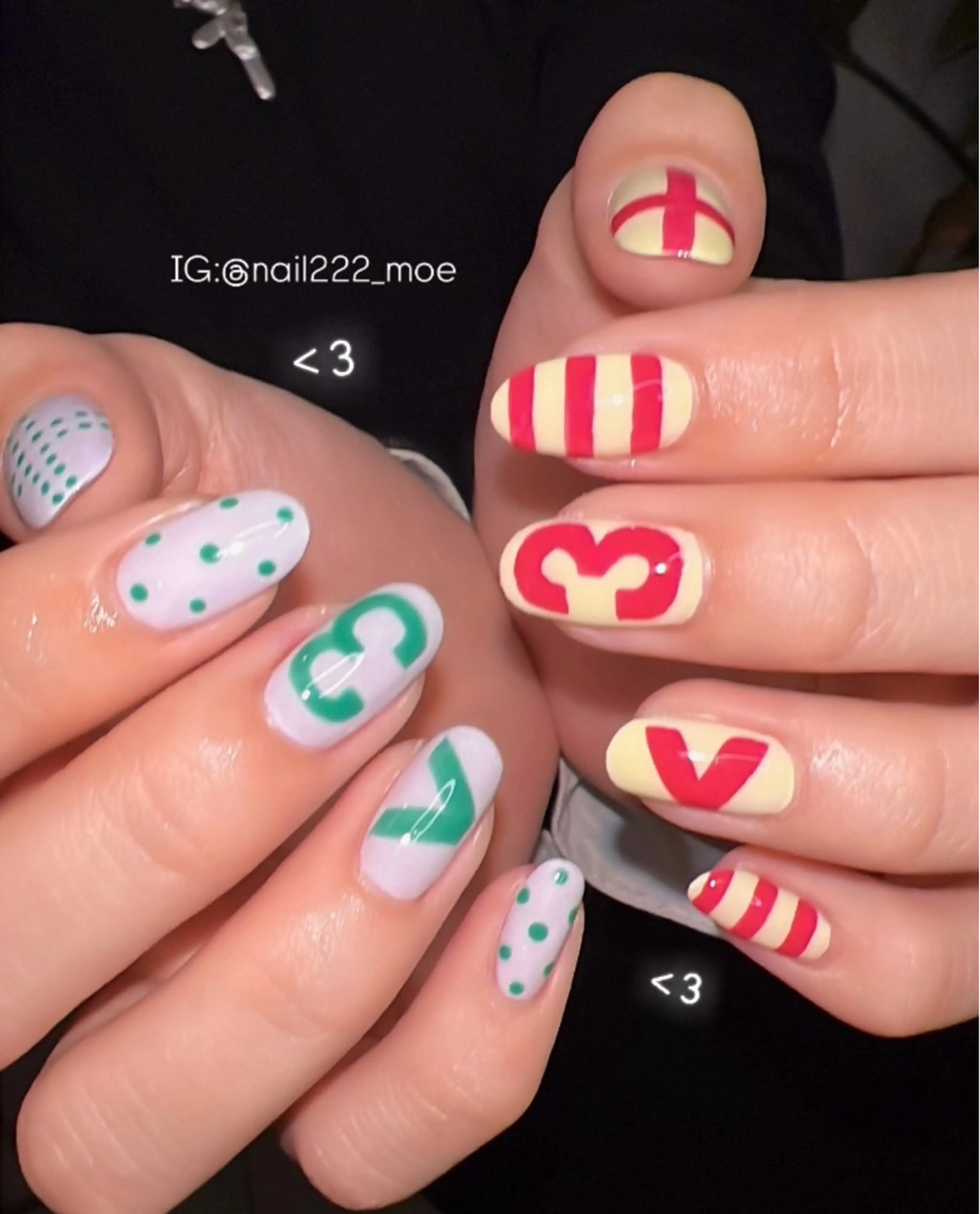 ネイル ハンドネイル ⟡.*222⋰˚☆ MöEのネイルデザイン