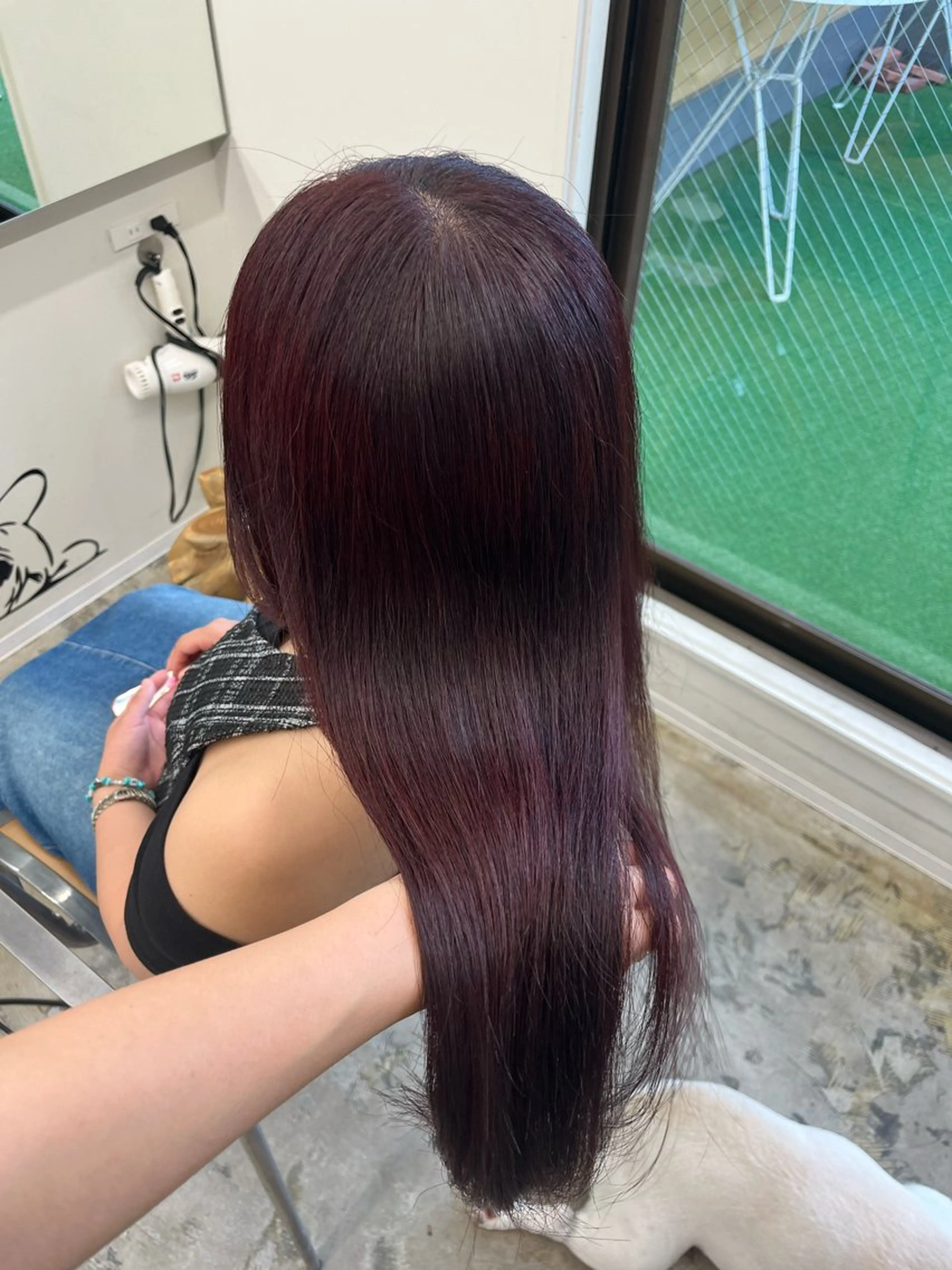 ミディアム ヘアカラー トリートメント ヘアセット 艶髪/暖色カラー/ ◎RUKI.のヘアスタイル