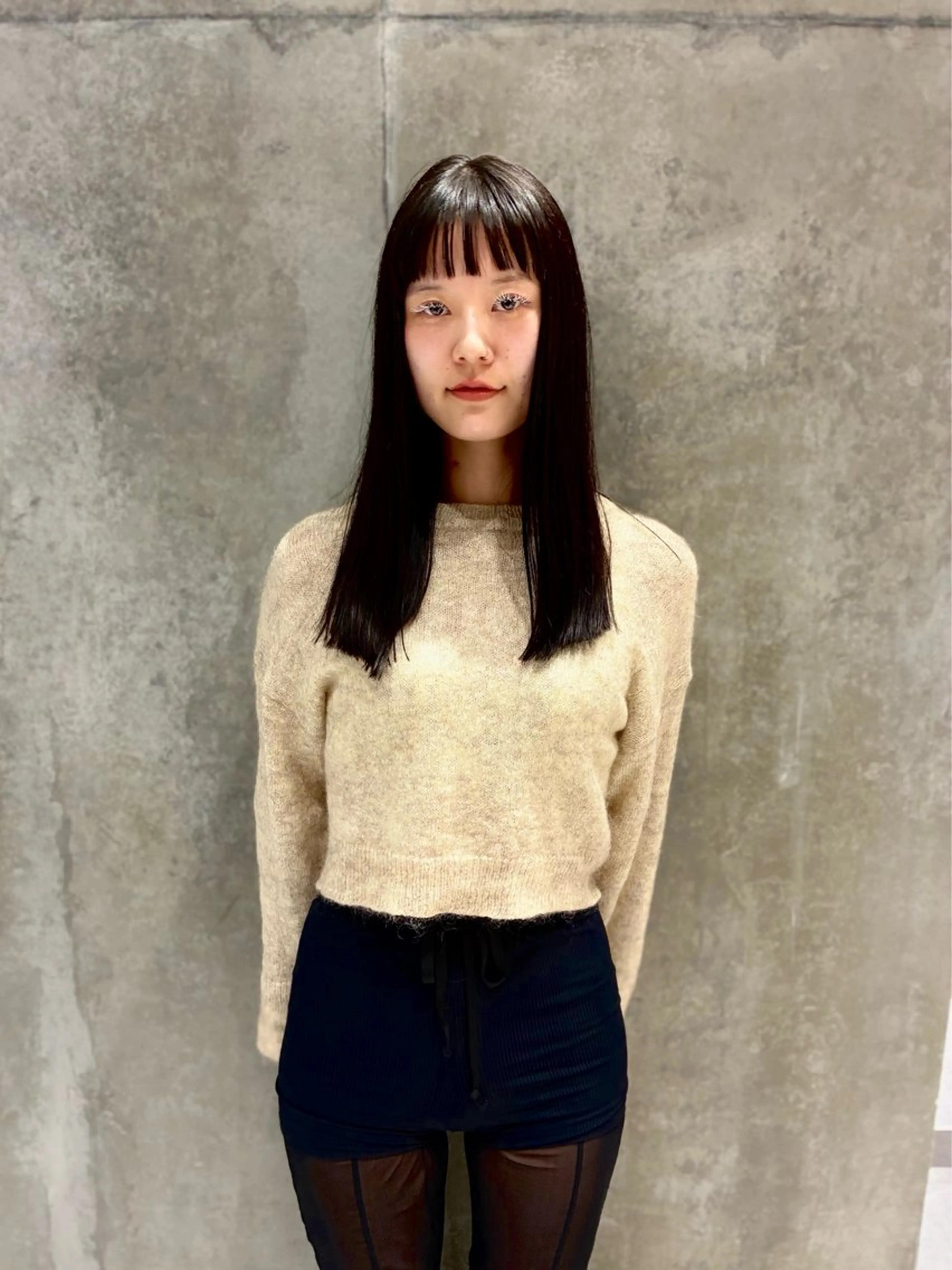 セミロング 篠江 廉のヘアスタイル