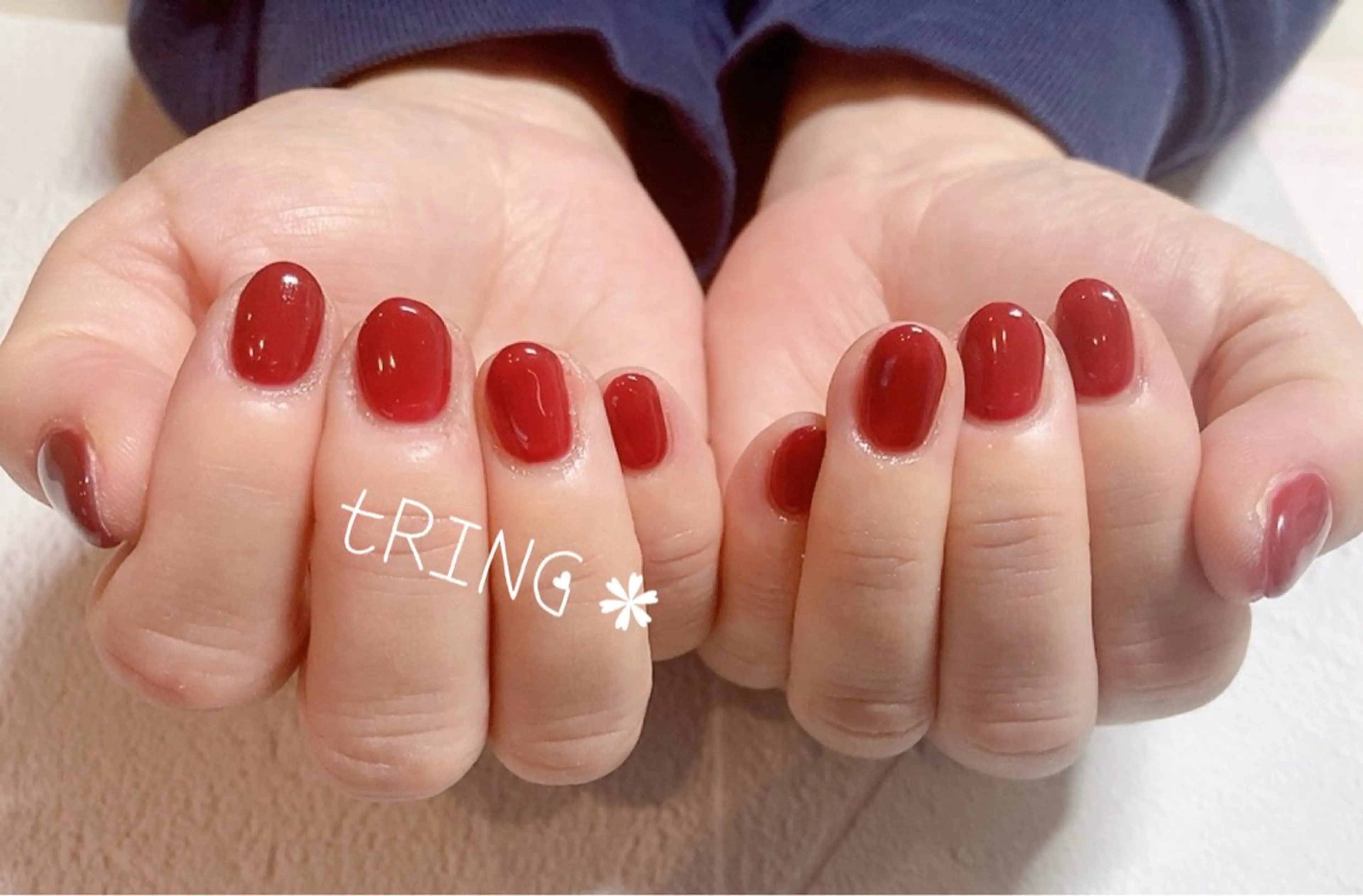ネイル ハンドネイル tRING* しいの木台のネイルデザイン