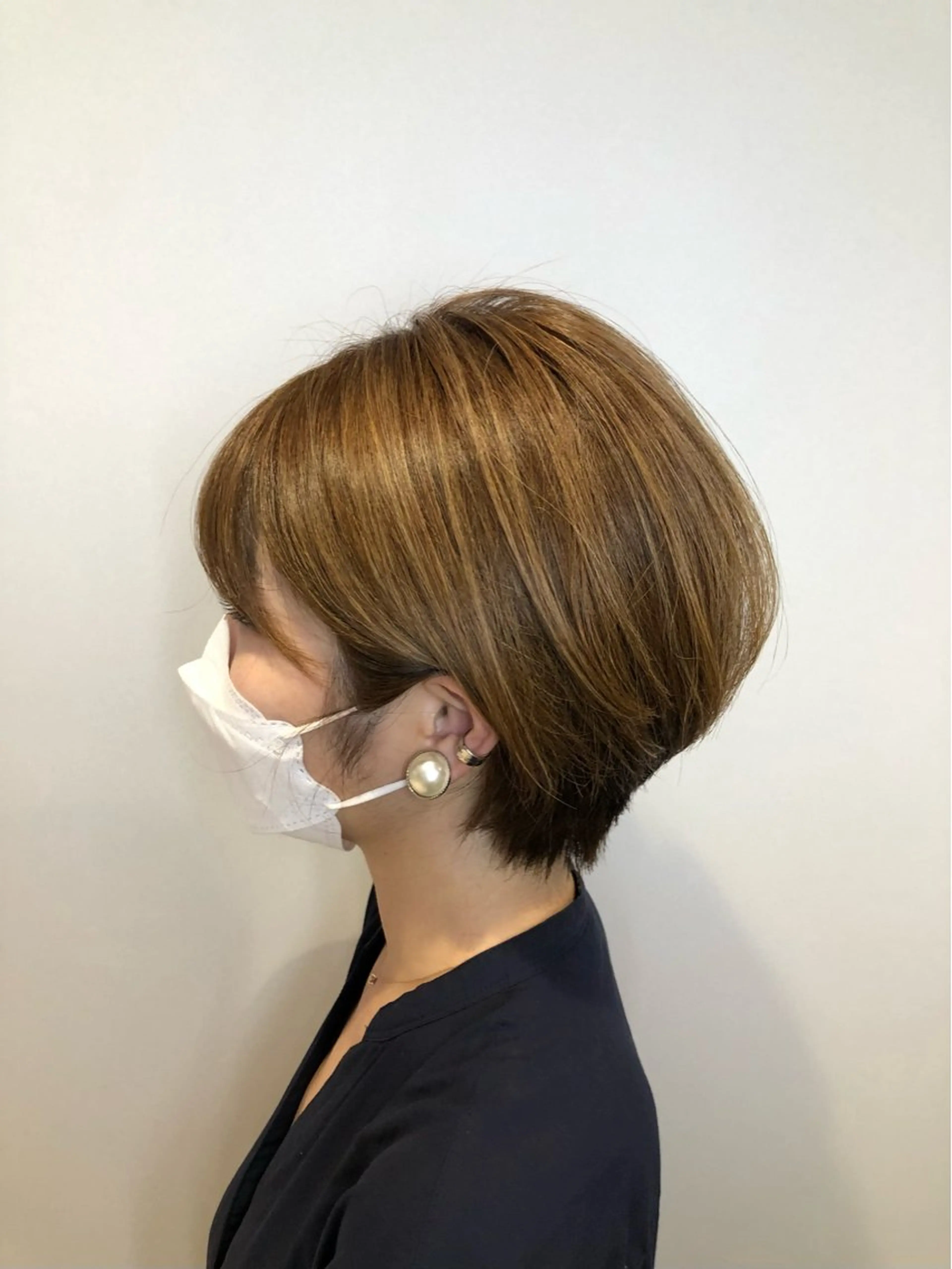 ショート ヘアカラー .zip by note所属・西田 愛華のヘアスタイル