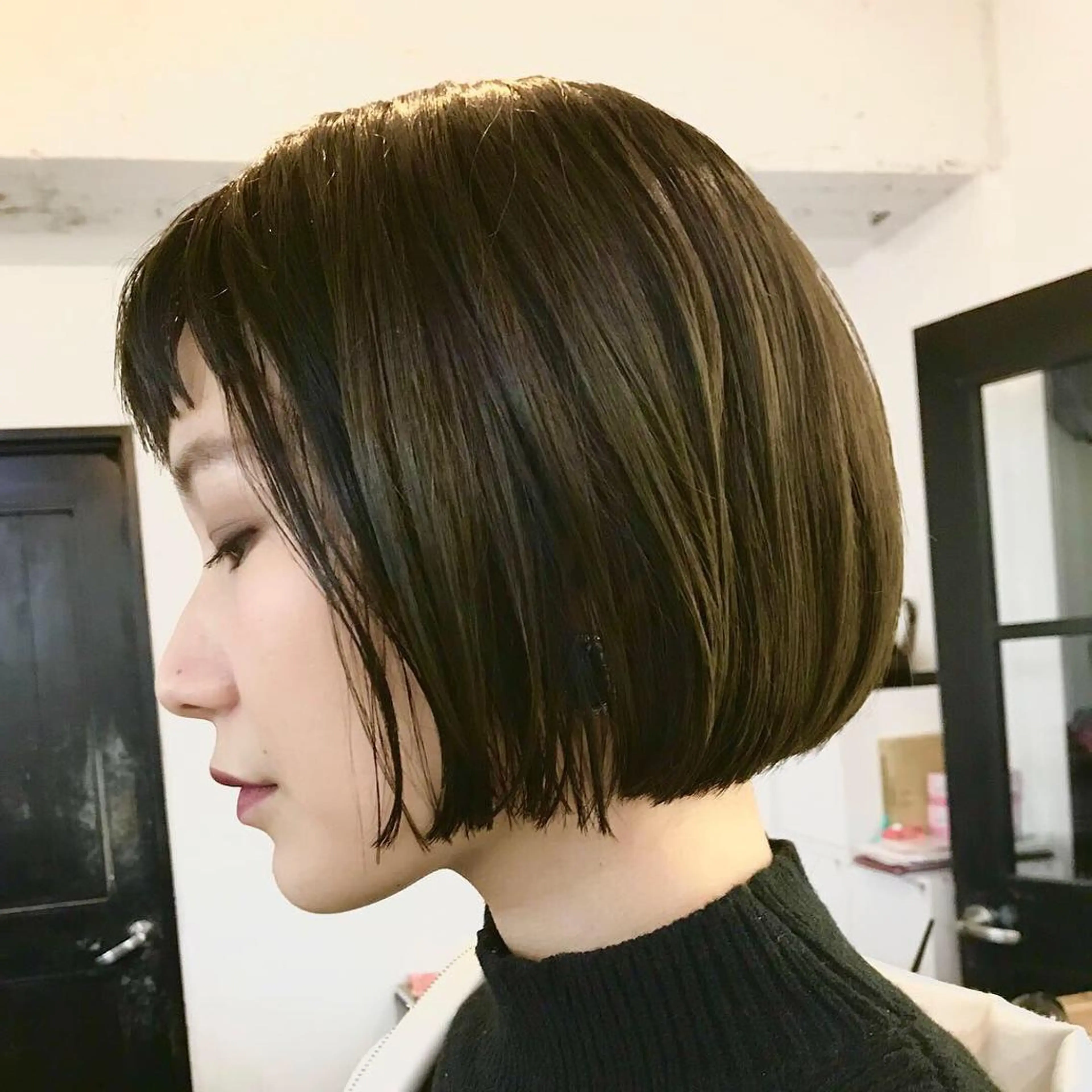 ショート カラー 透明感カラー ボブ 伸ばしかけ chill所属・topstylist fukudaのその他イメージ