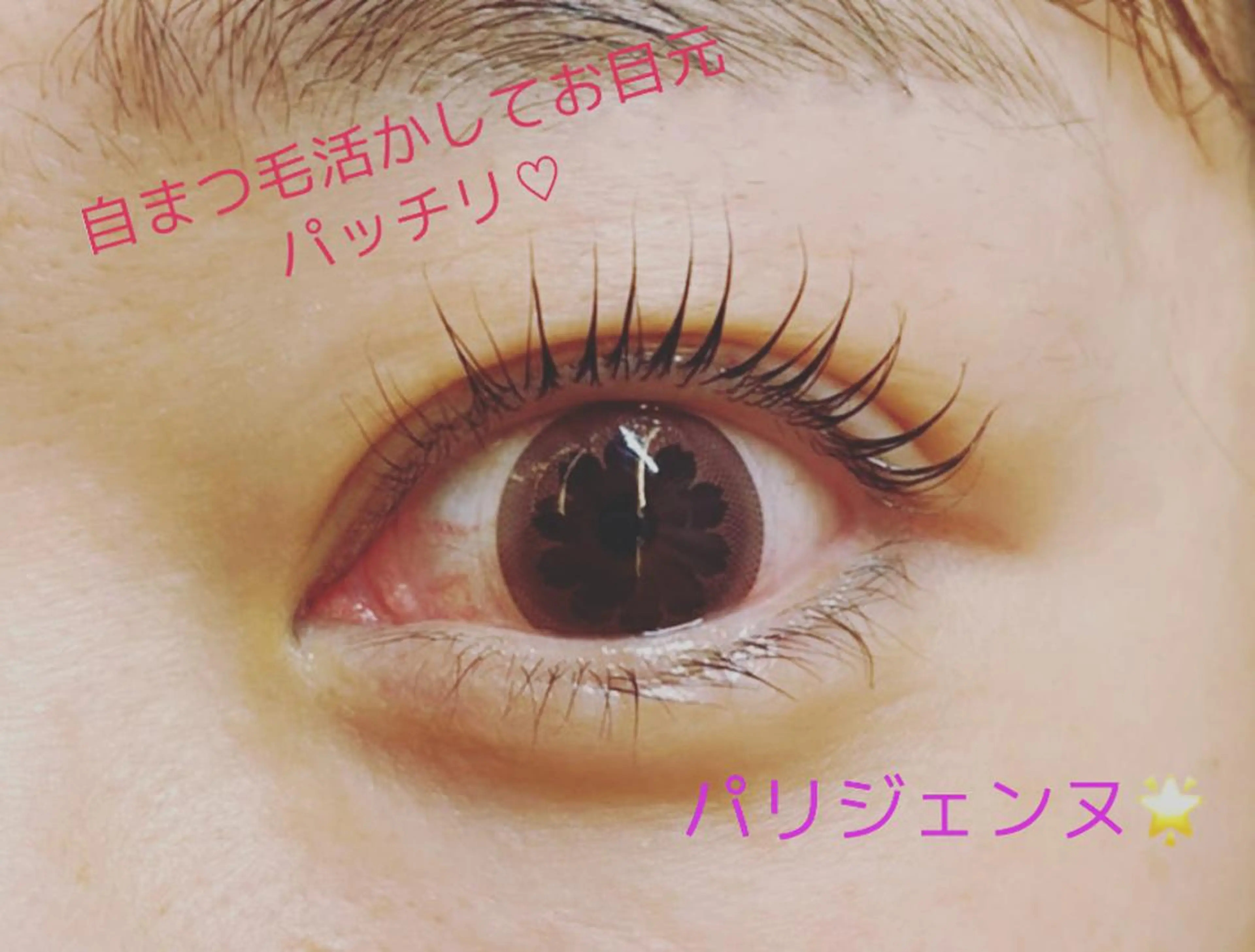 マツエク・マツパ パリジェンヌラッシュリフト Masumi .のマツエク・マツパデザイン