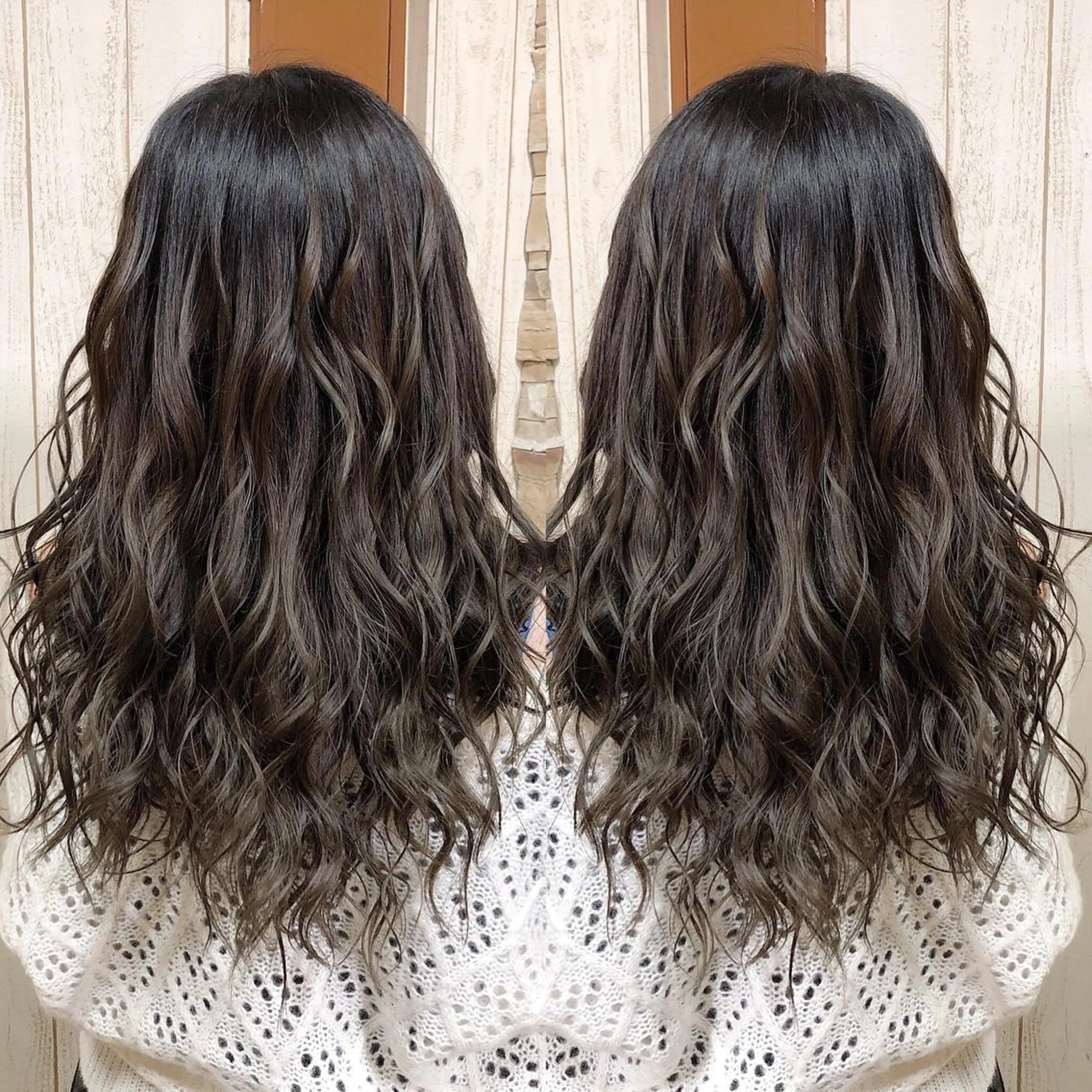 ロング kr2s アメ村のヘアスタイル