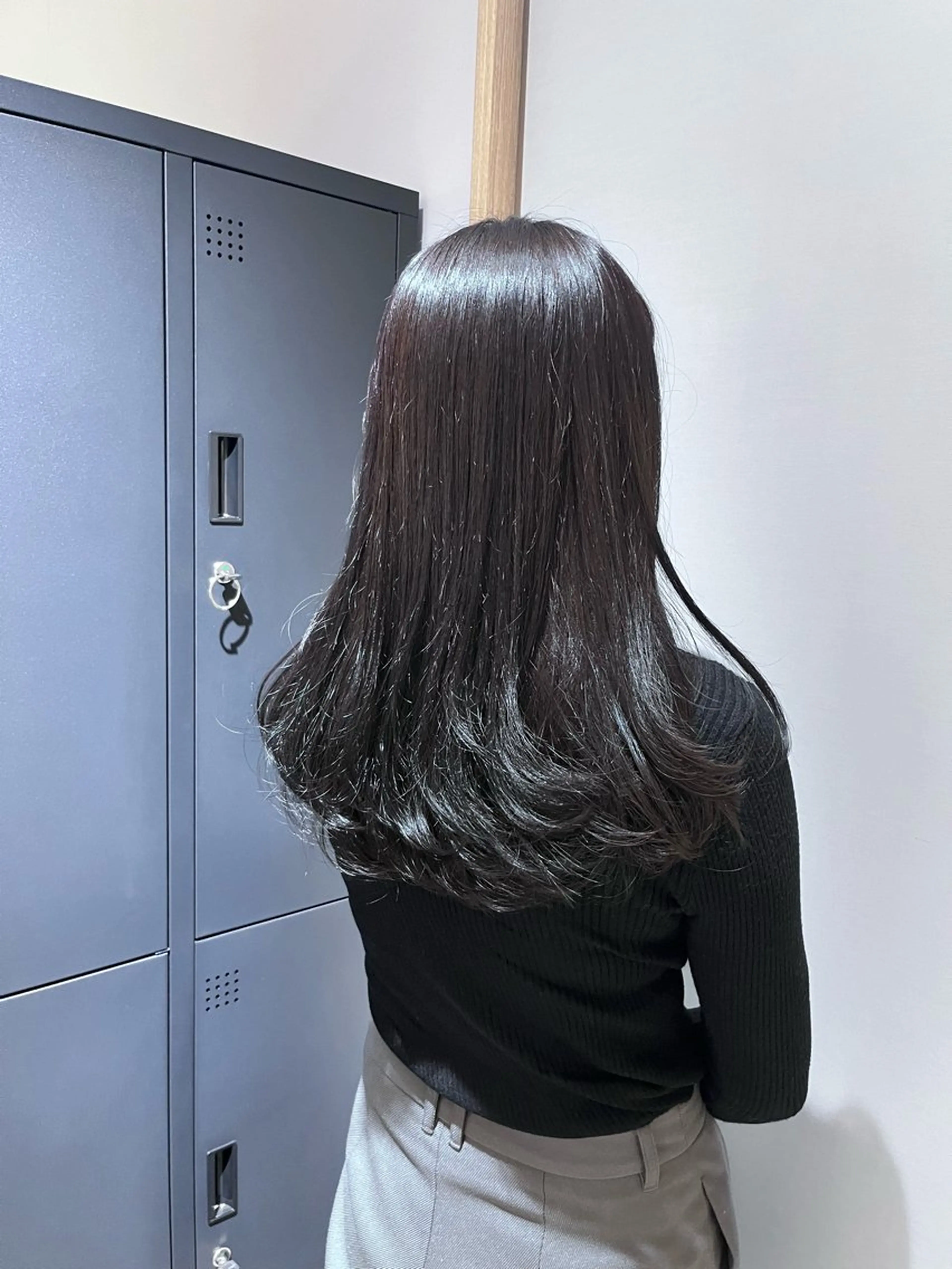 ロング カラー 韓国風ヘア レイヤーカット カット トリートメント MINX The pass所属・透明感ケアカラー/ レイヤー/ryokaのヘアスタイル