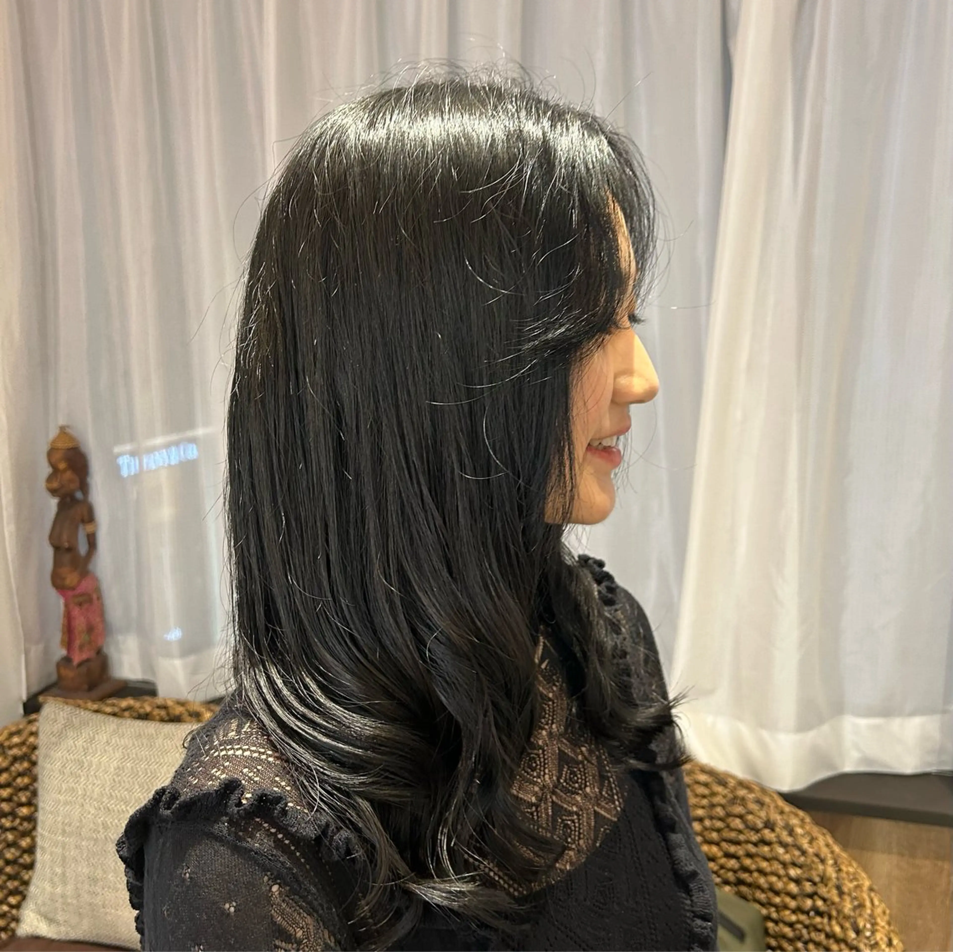 セミロング カラー あやこ🌷 /新宿美容室のヘアスタイル