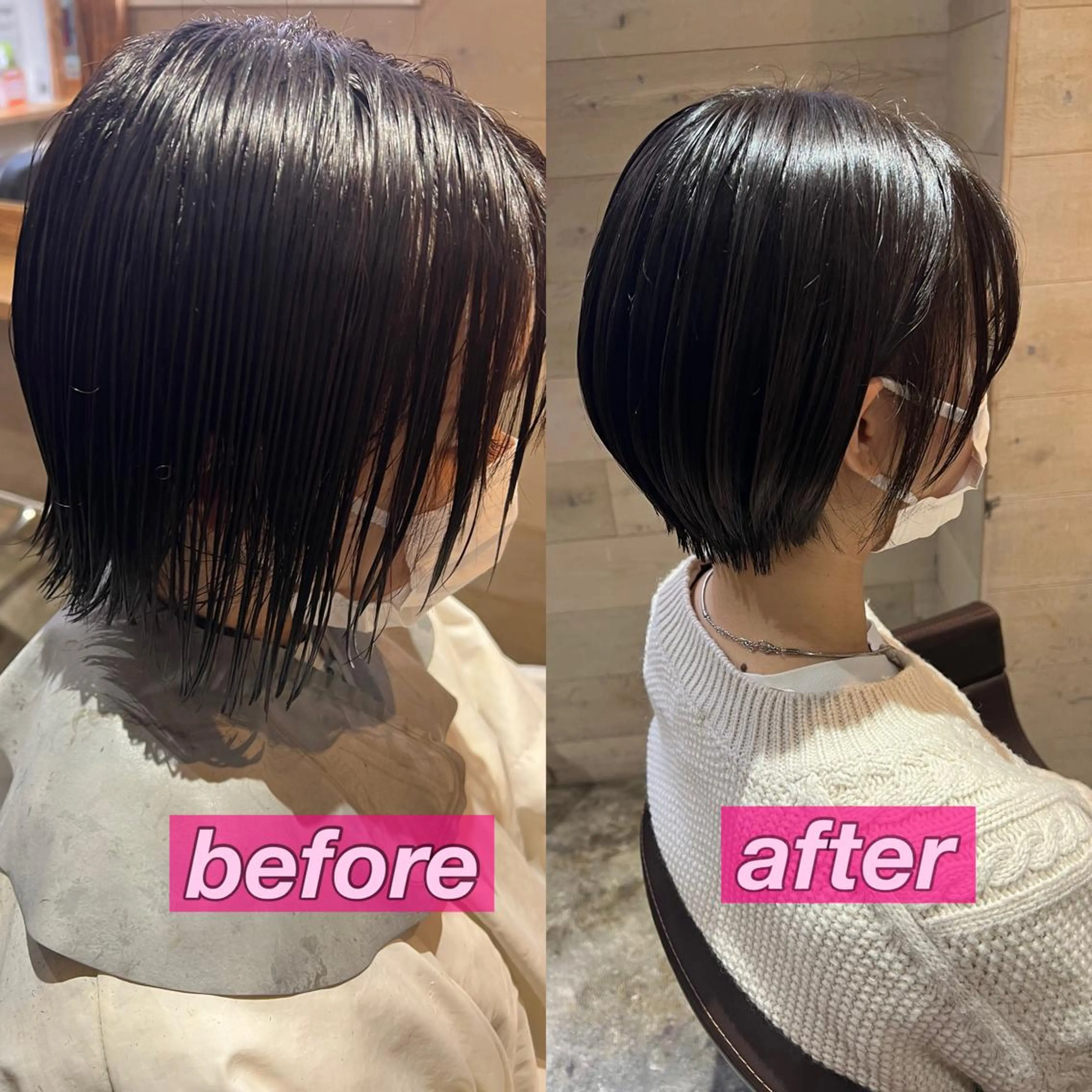 ショート レイヤー×髪質改善 マネージャー安藤光司のヘアスタイル