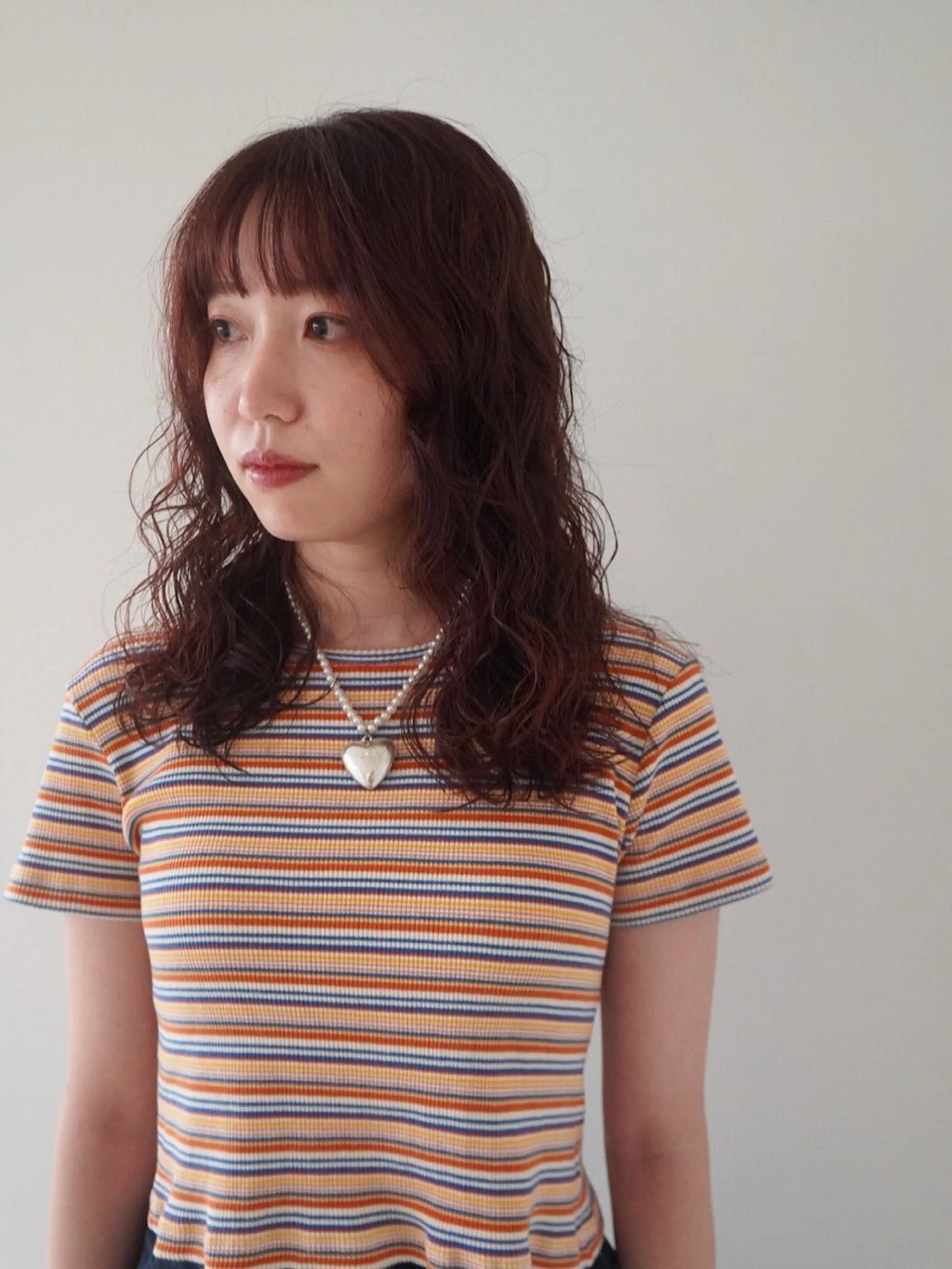 ロング カット パーマ 林 隆平のヘアスタイル