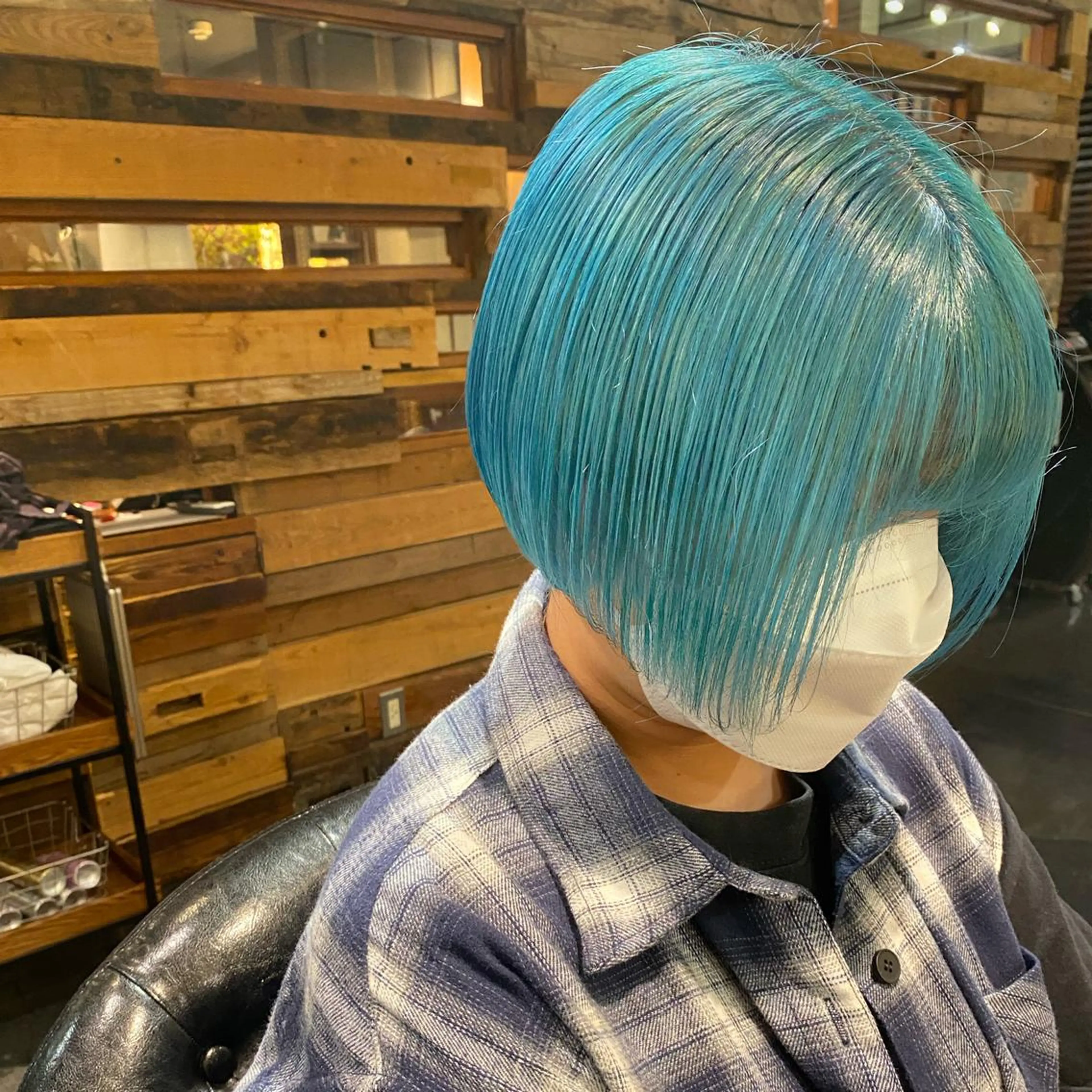 ミディアム ヘアカラー 白井 雅美のヘアスタイル