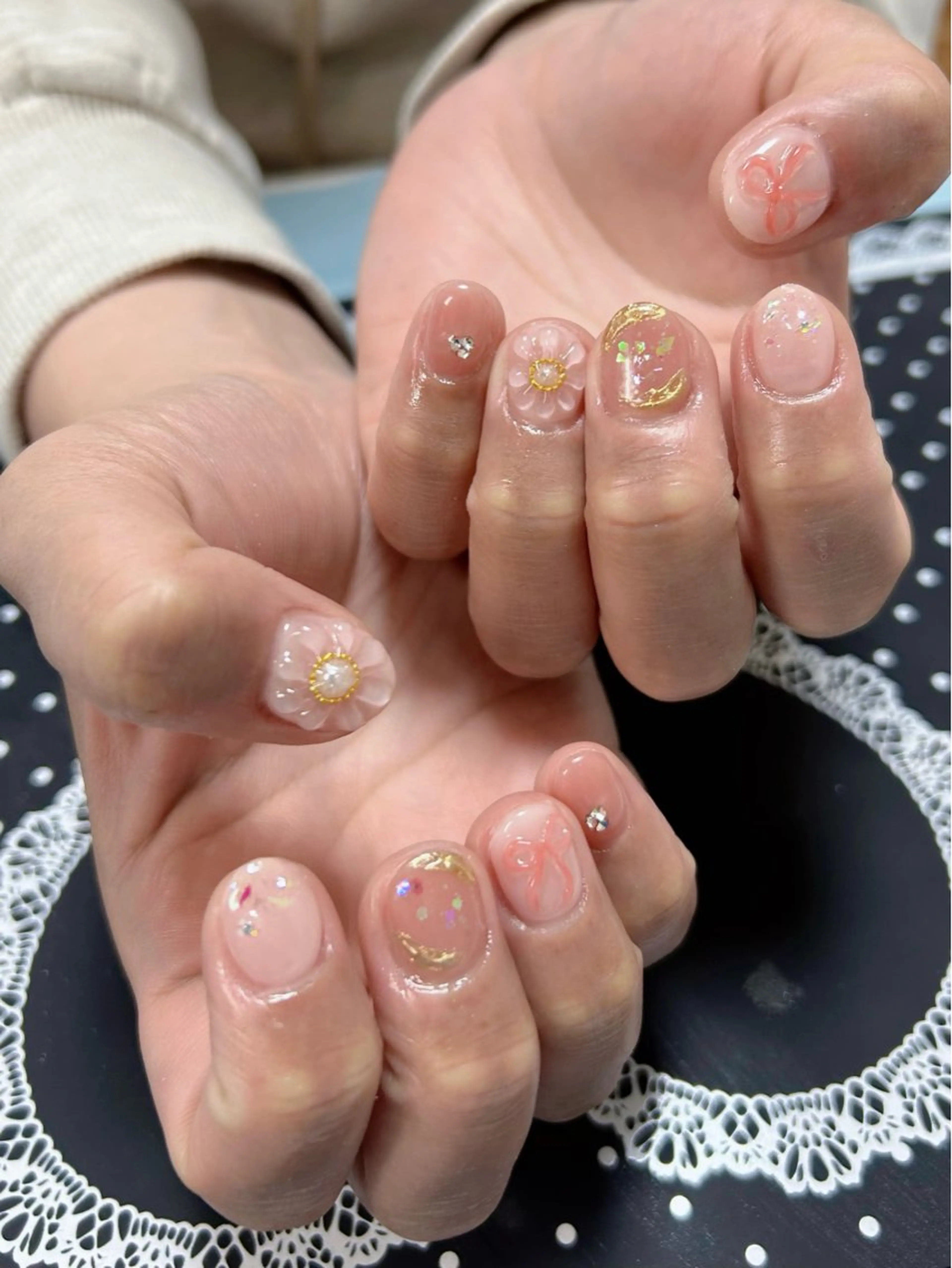 ネイル ハンドネイル 森 晴有のネイルデザイン