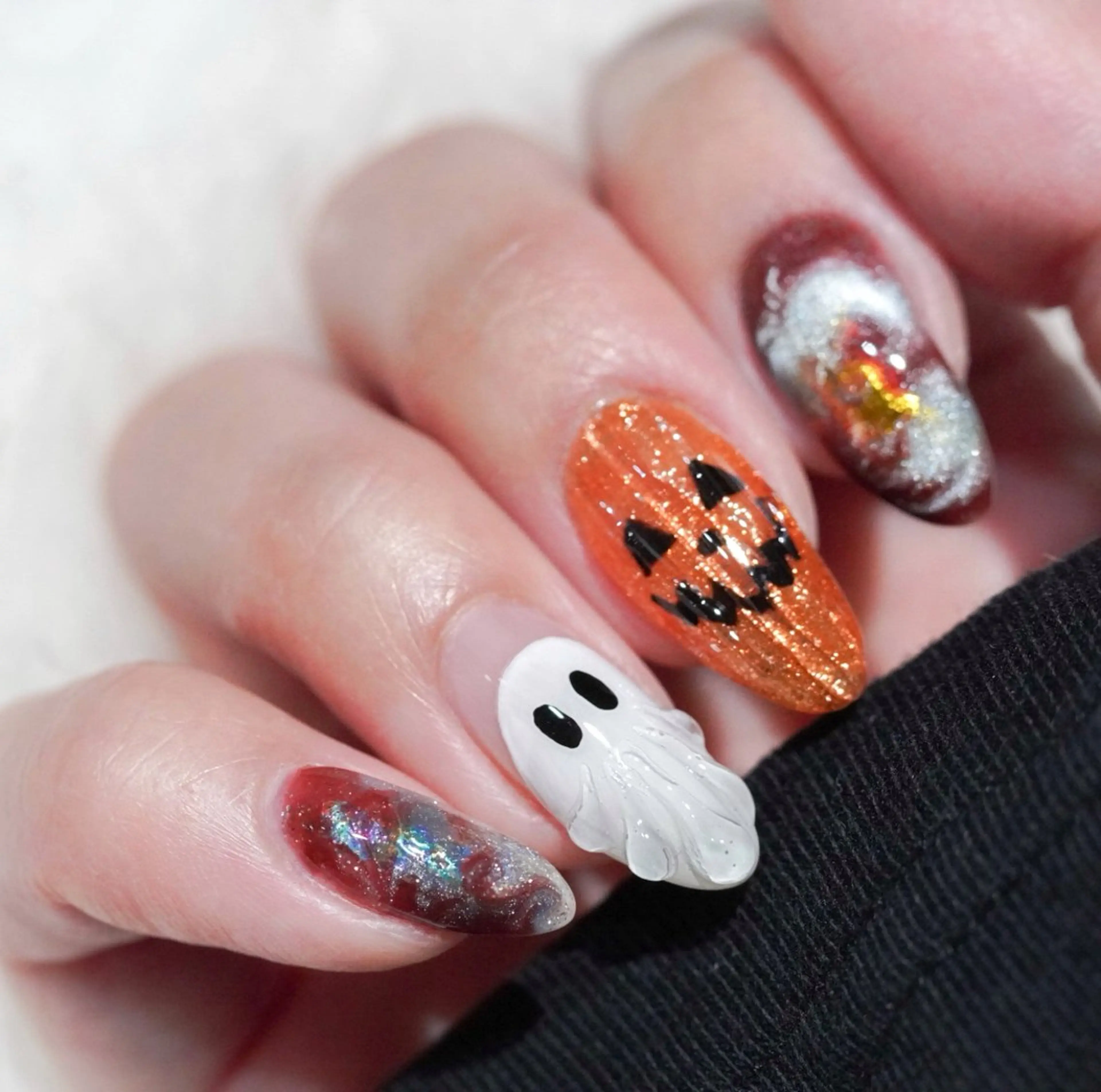 セミロング ハンドネイル Re nail所属・Re nailのネイルデザイン