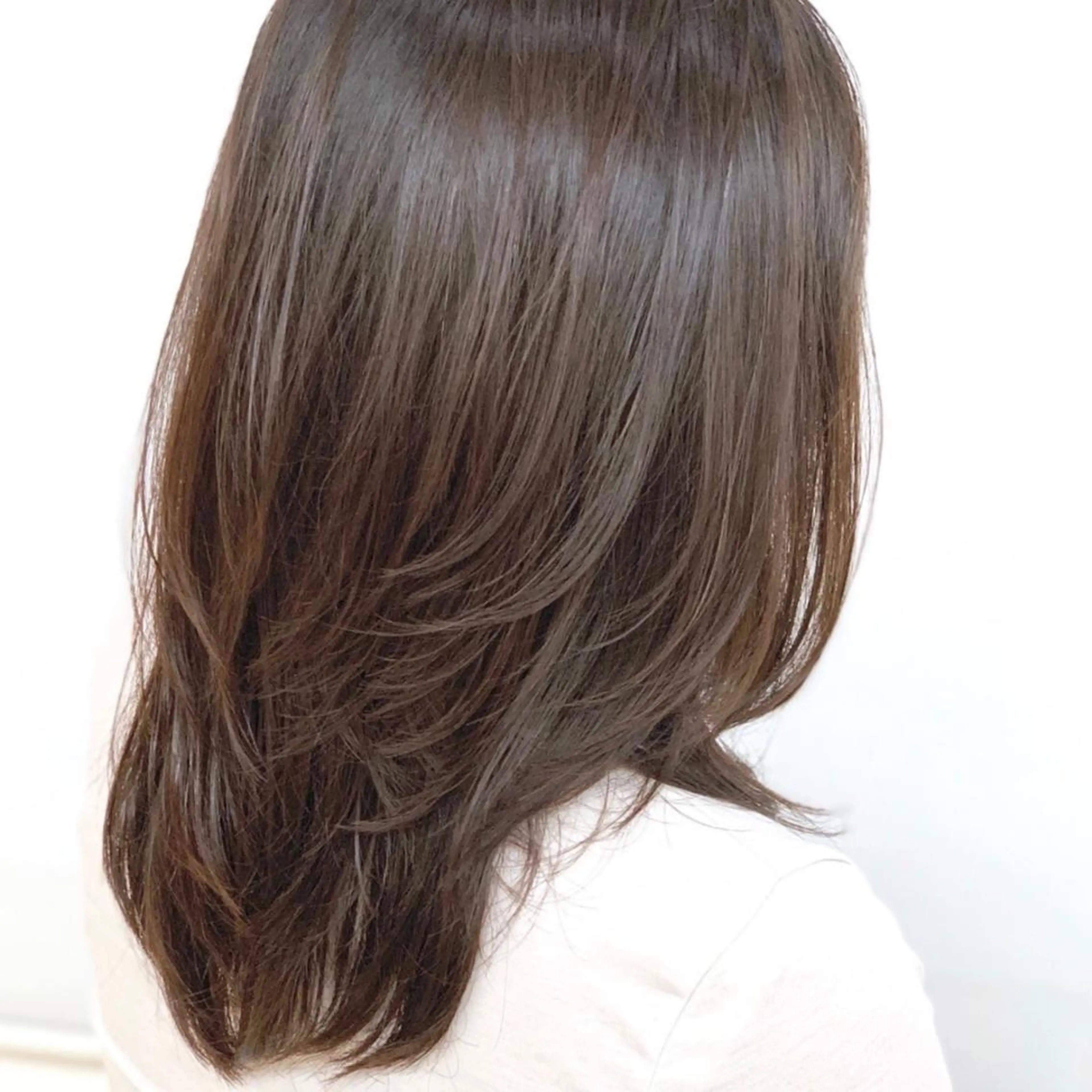 セミロング カラー 🔥men's🔥 三上 拓真のヘアスタイル