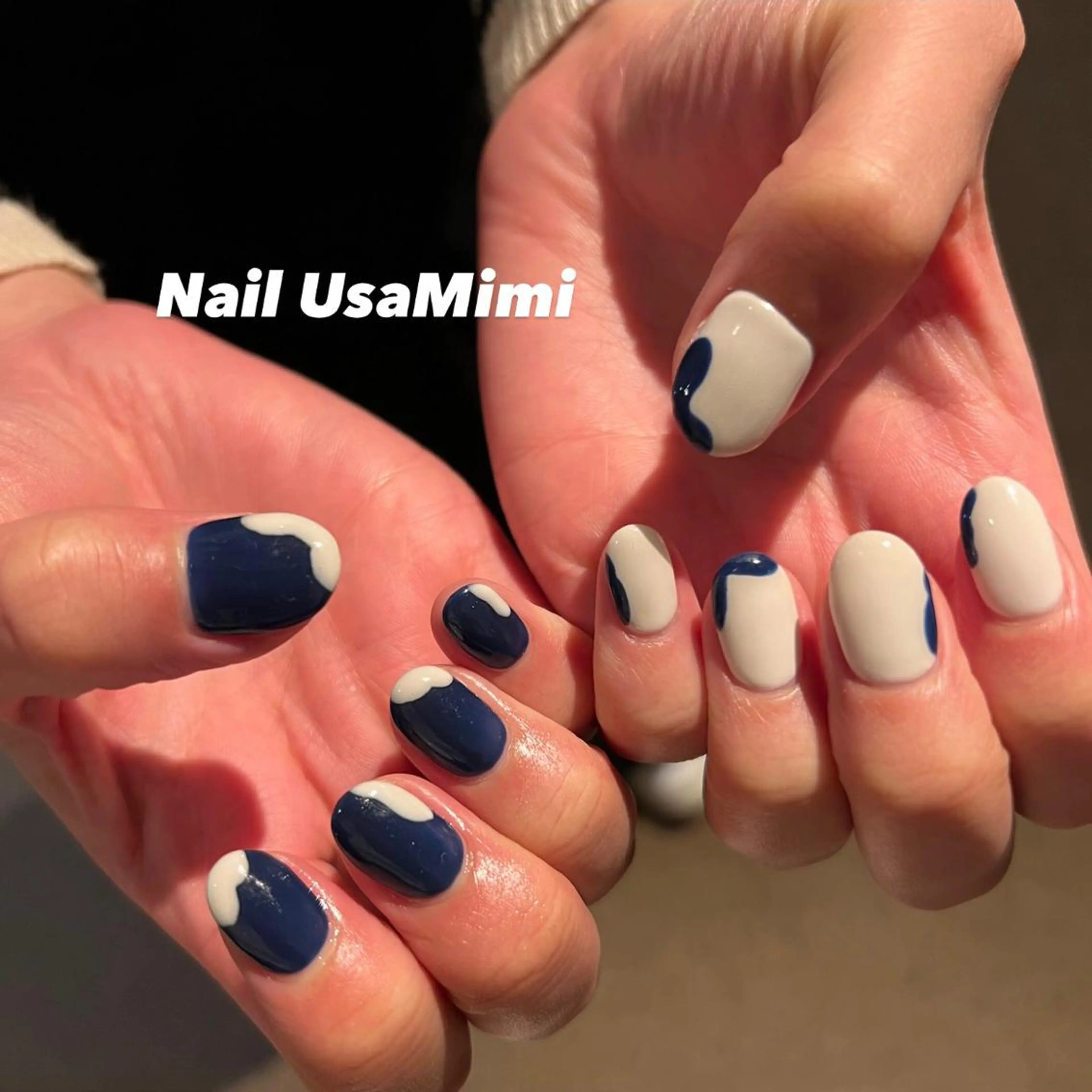 ネイル フットネイル ジェルネイル マグネットネイル 持ち込み ニュアンスネイル 本町ネイルNail UsaMimiのネイルデザイン