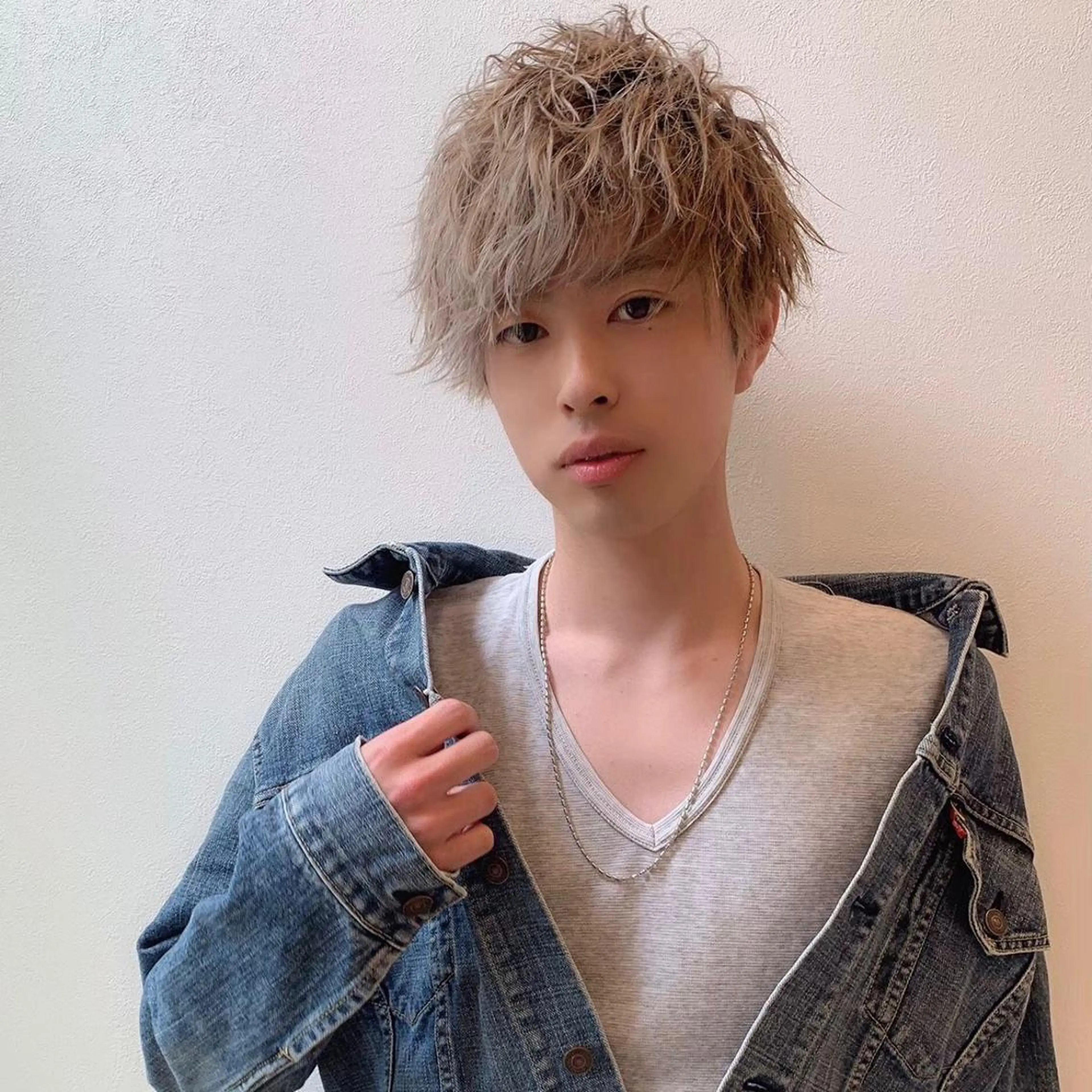 ショート カラー パーマ ヘアアレンジ メンズ Lond jeloud 名古屋所属・髪質改善 の達人/杉原碧仁のヘアスタイル