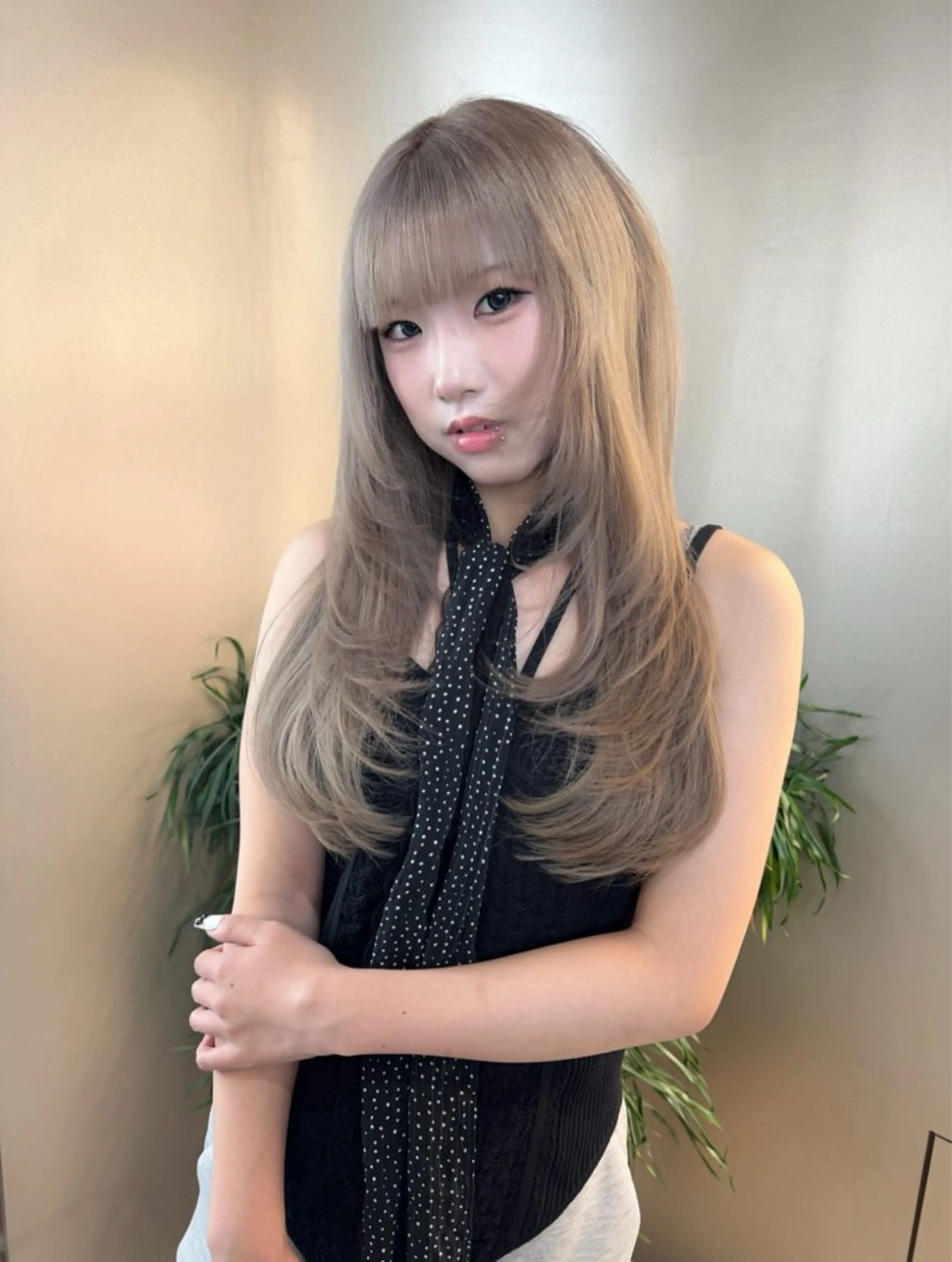 🎀ご新規様限定🎀透明感カラー💎➕カット➕2 stepトリートメント✨の写真