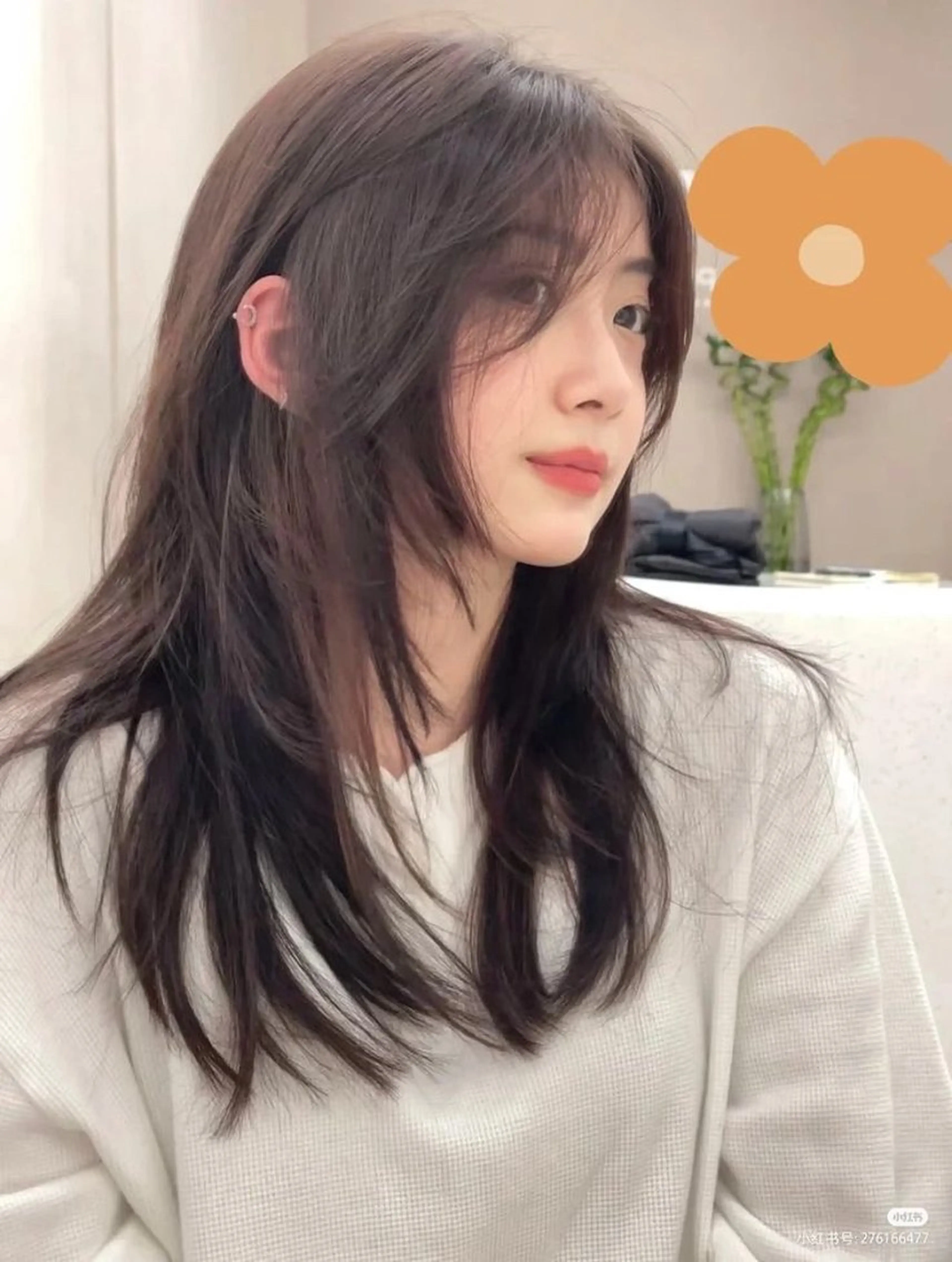 セミロング レイヤーカット ブリーチなし/透明感 /ショート/大世のヘアスタイル