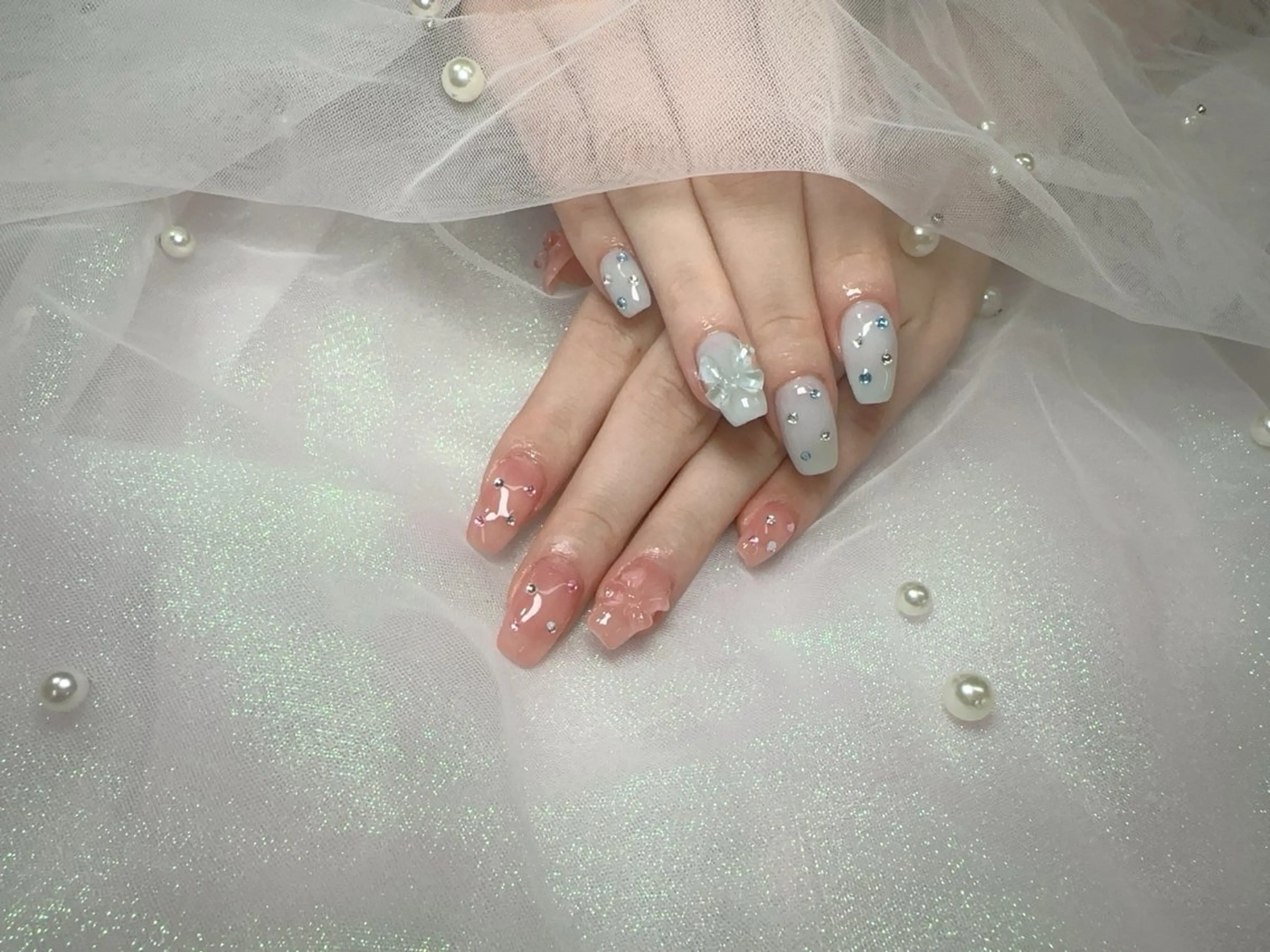 ネイル ハンドネイル Hey🌈NAIL 長さ出し専門店のネイルデザイン