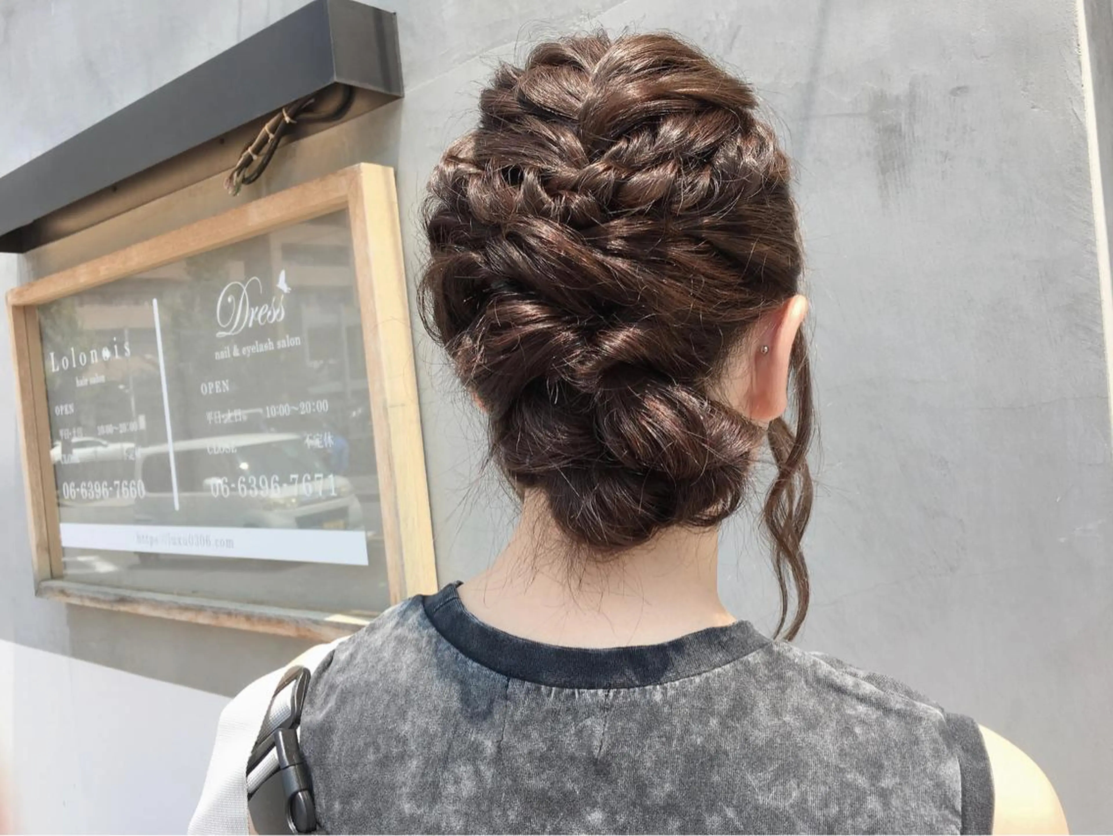 ロング カラー ヘアアレンジ 🩷🍭中津・梅田 エリア🍬💜のヘアスタイル