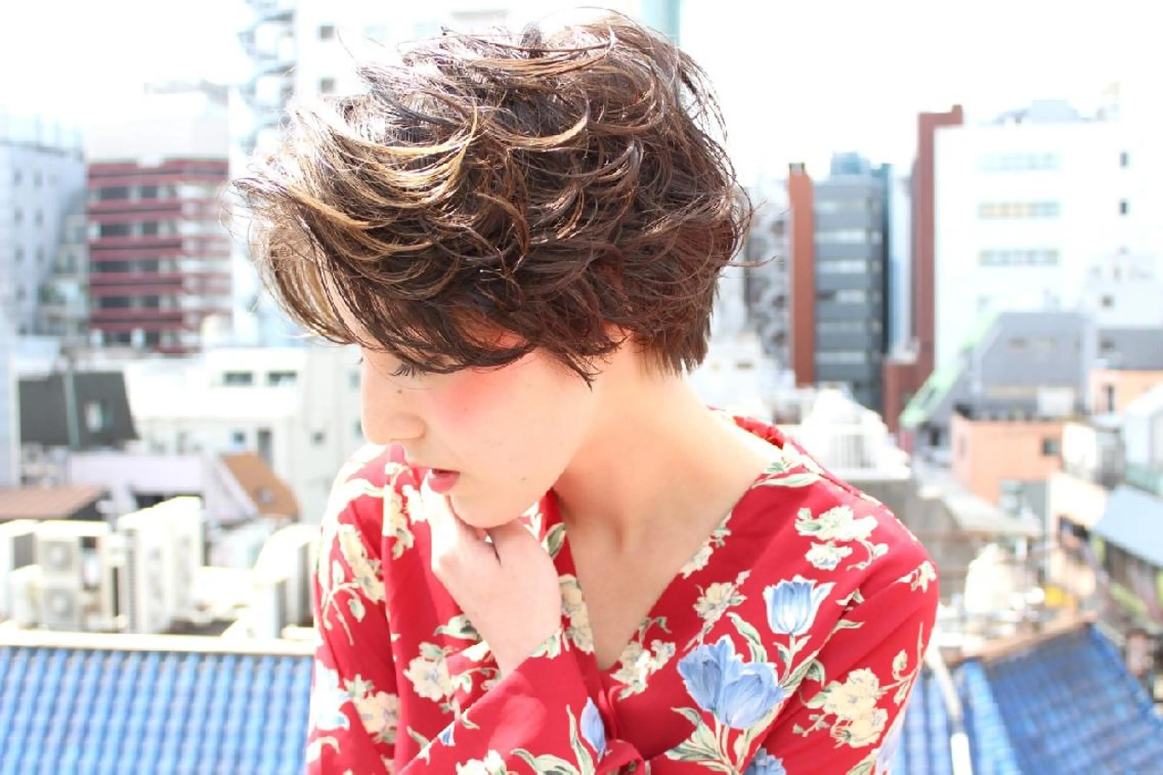 ショート カラー パーマ Mira 代表 SEKIのヘアスタイル