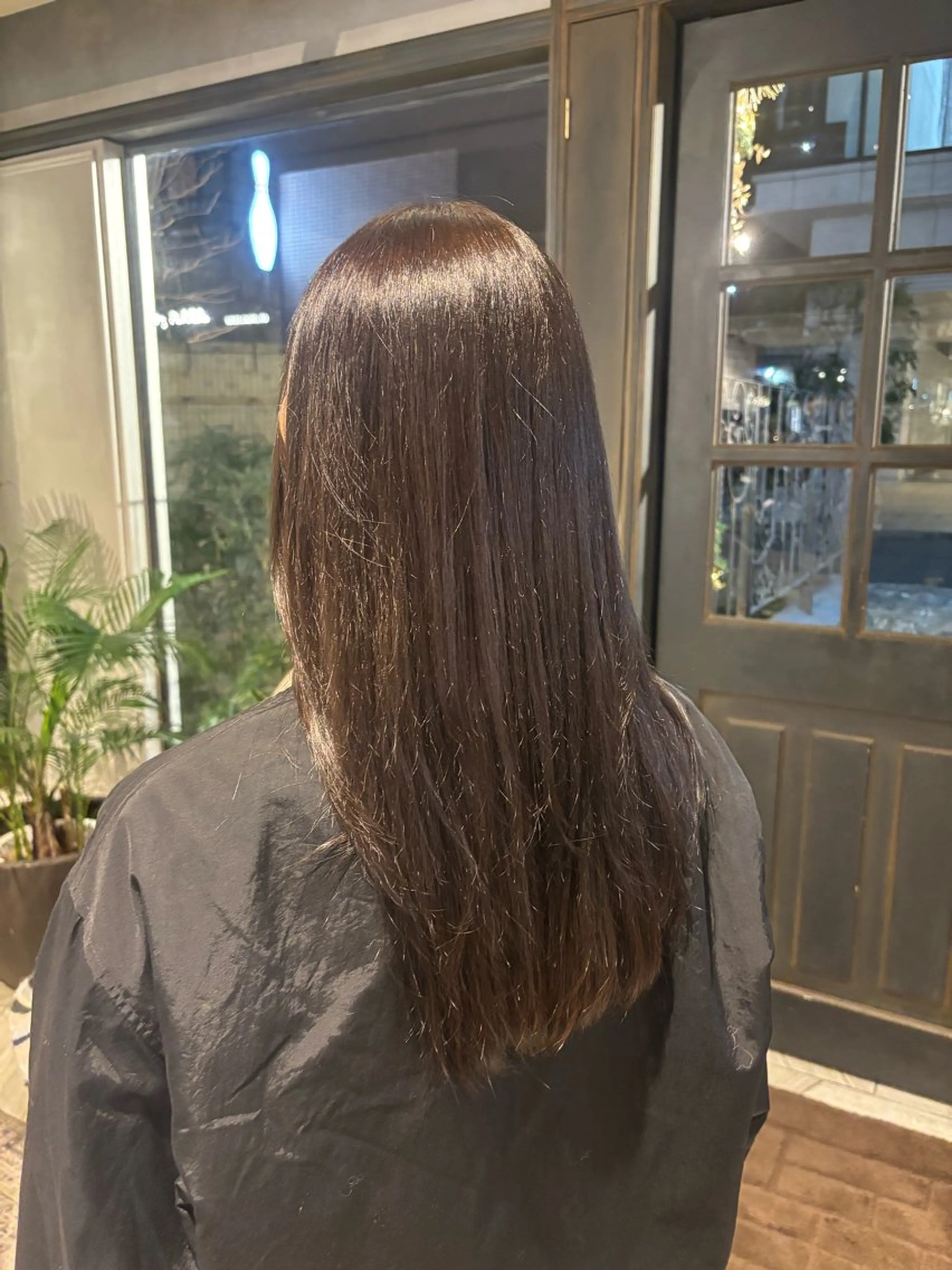 カラー ヘアカラー 西 柚のヘアスタイル