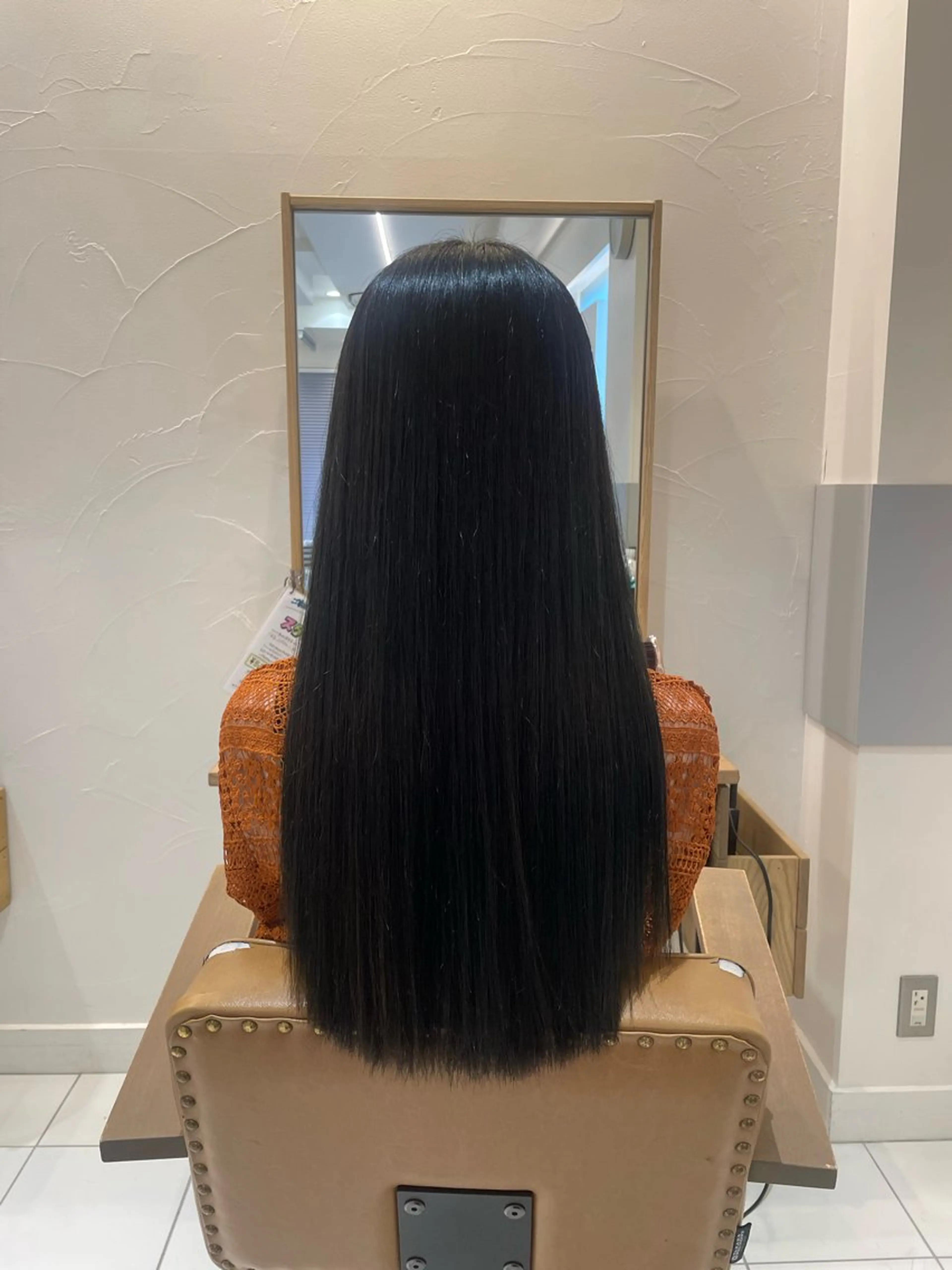 カラー 黒髪 ブルーカラー ブルーブラック 透明感カラー 🪸暖色艶カラー/ shiori🫧のヘアスタイル