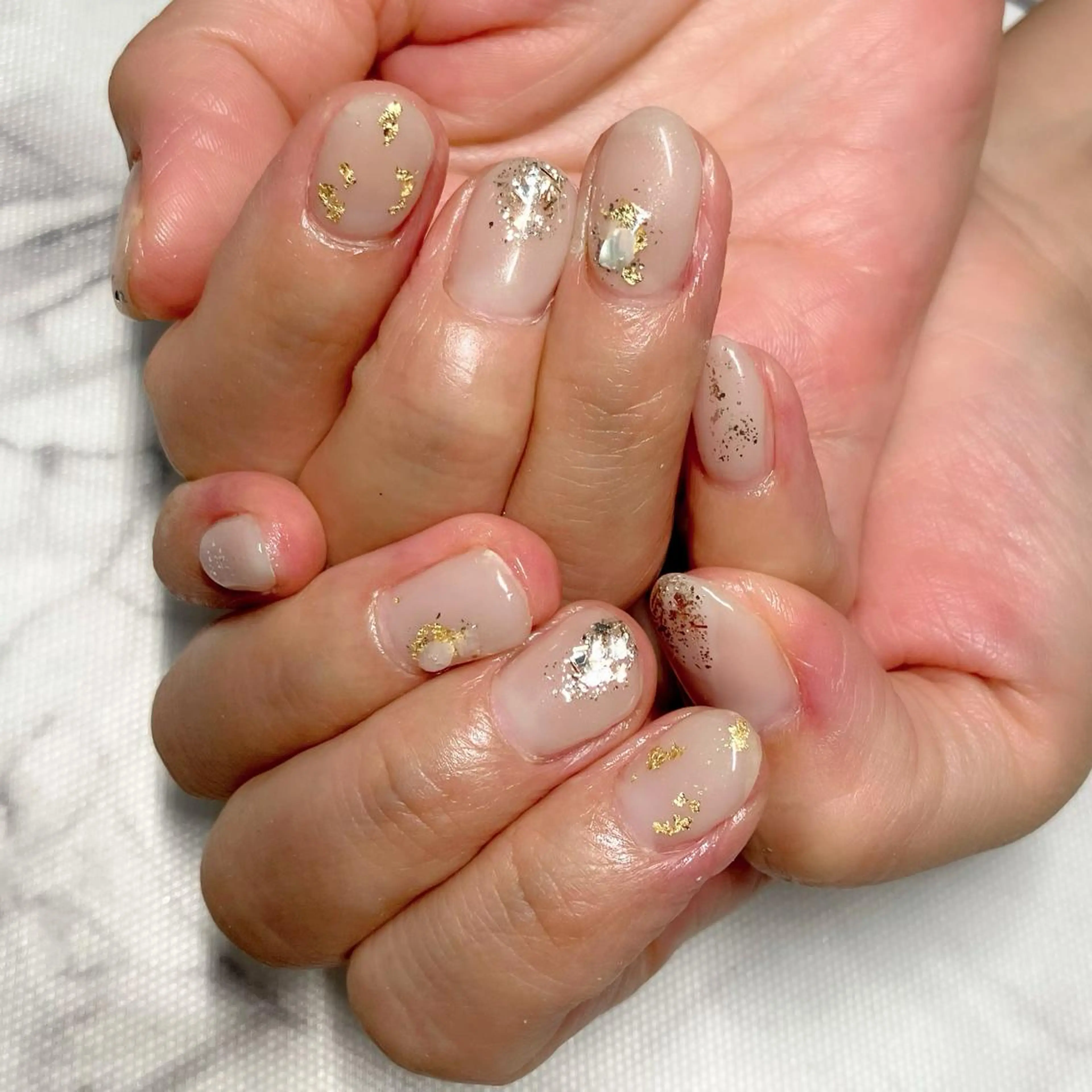 ネイル ニュアンスネイル オフィスネイル nail salon mのネイルデザイン