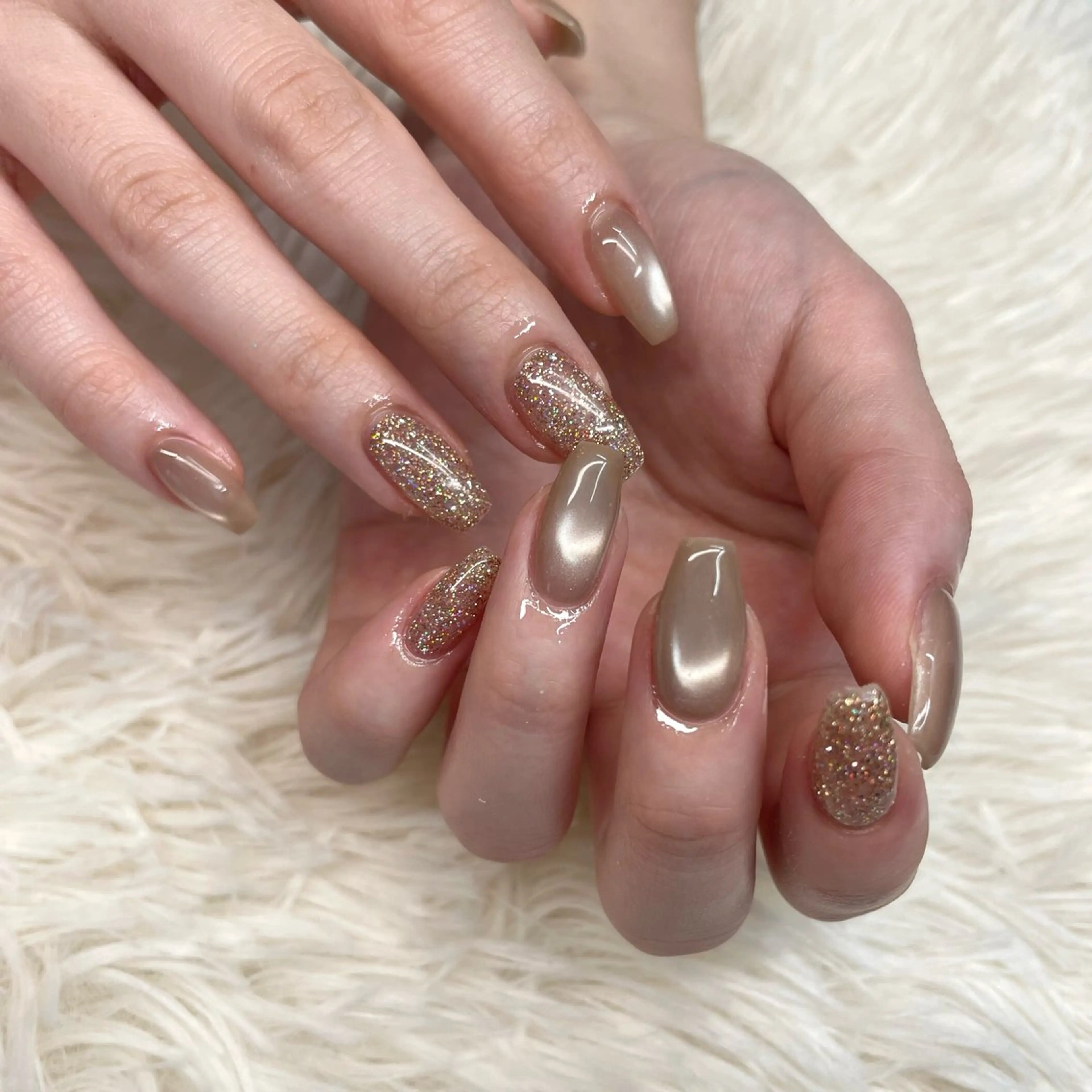 ネイル ハンドネイル ＜まつげパーマ・アイブロウ・ヘアメイク 専門店＞Le vail 札幌円山店所属・Le vail Saitoのネイルデザイン