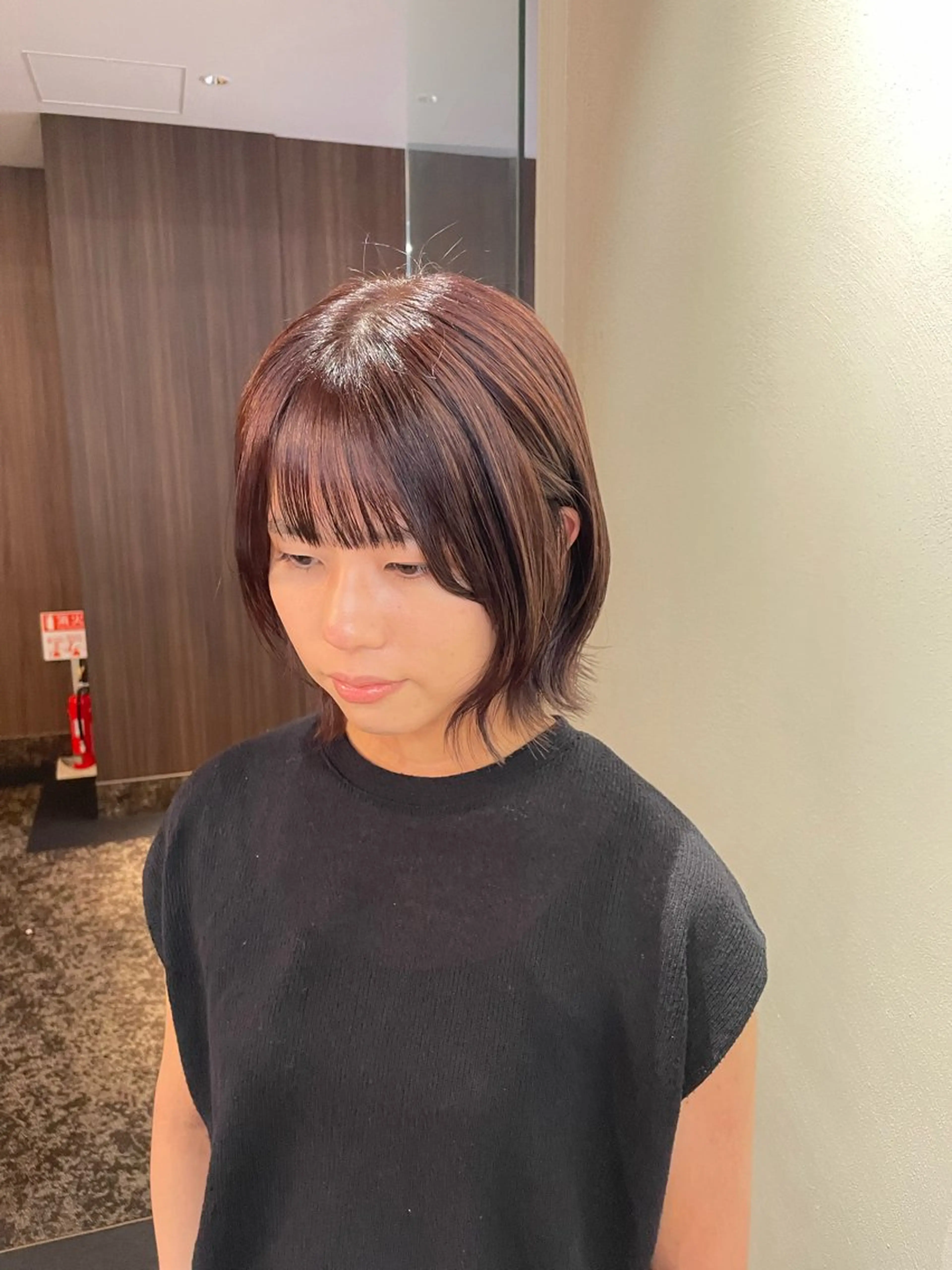 ショート カラー 🪷花屋併設🪷 山下悠月のヘアスタイル