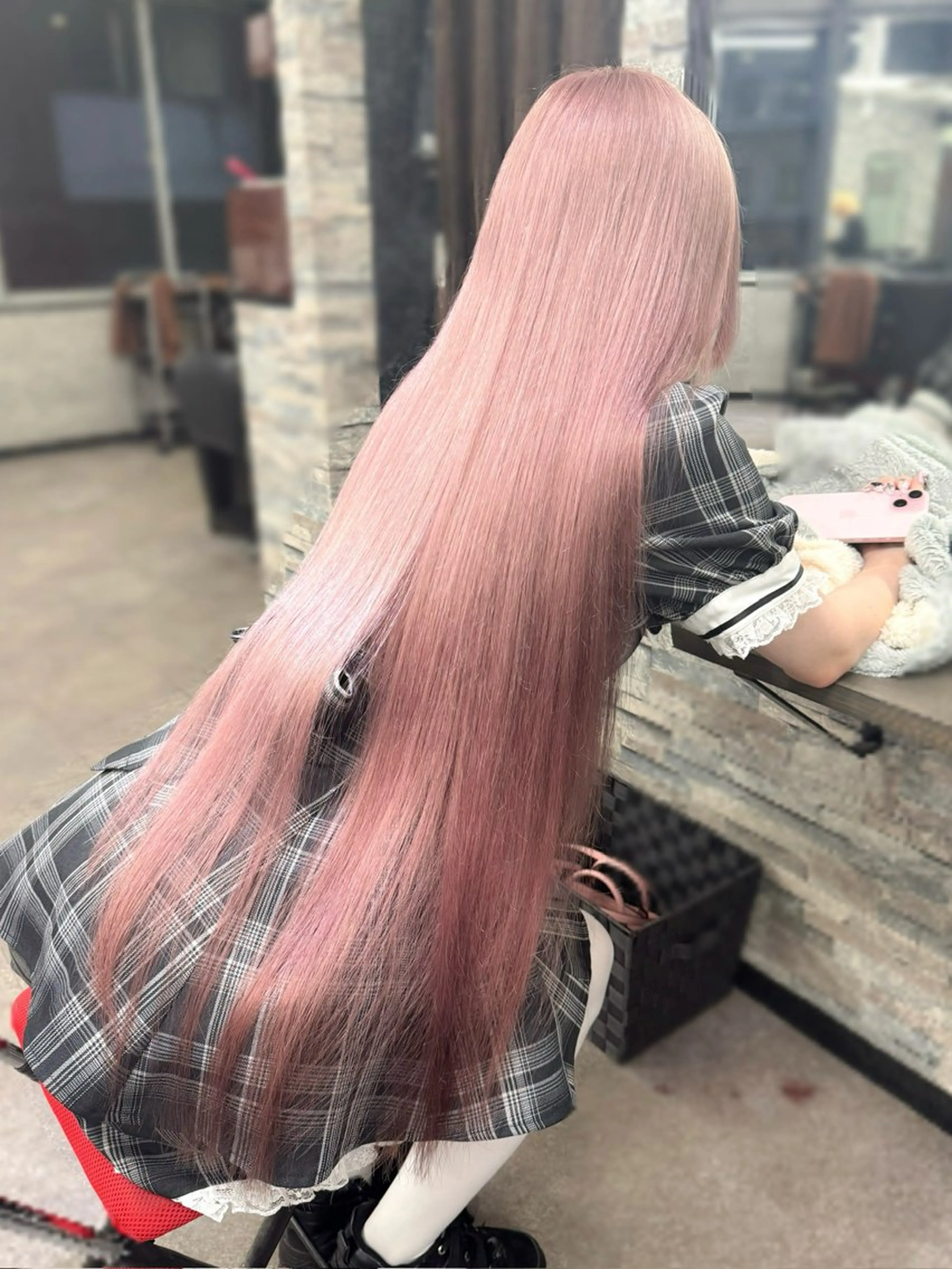ロング カラー ブリーチエクステ 🎩カズキ🎩のヘアスタイル