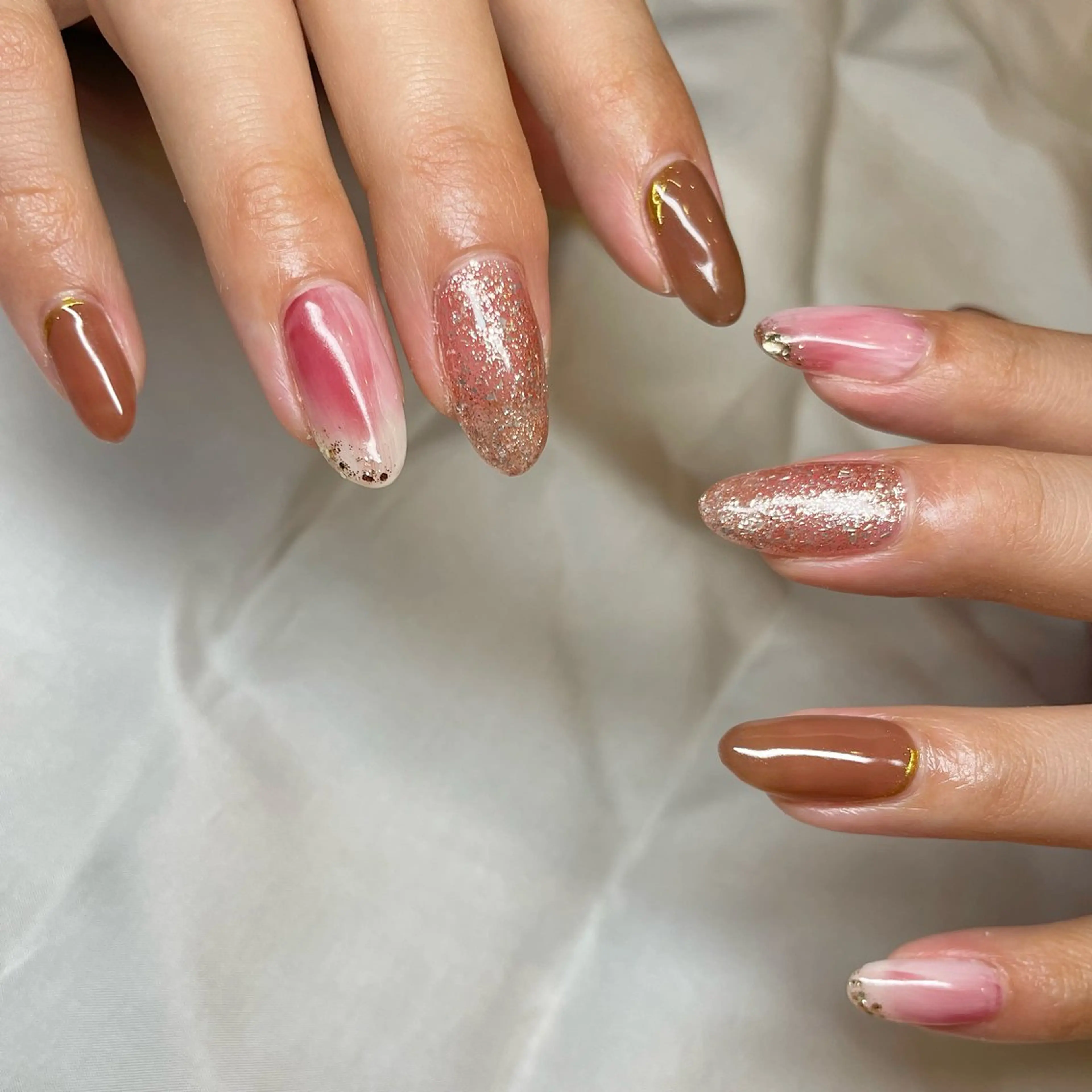 メンズ マツエク・マツパ カラーマツエク ハンドネイル ハンドケア nail&eye Aoのマツエク・マツパデザイン