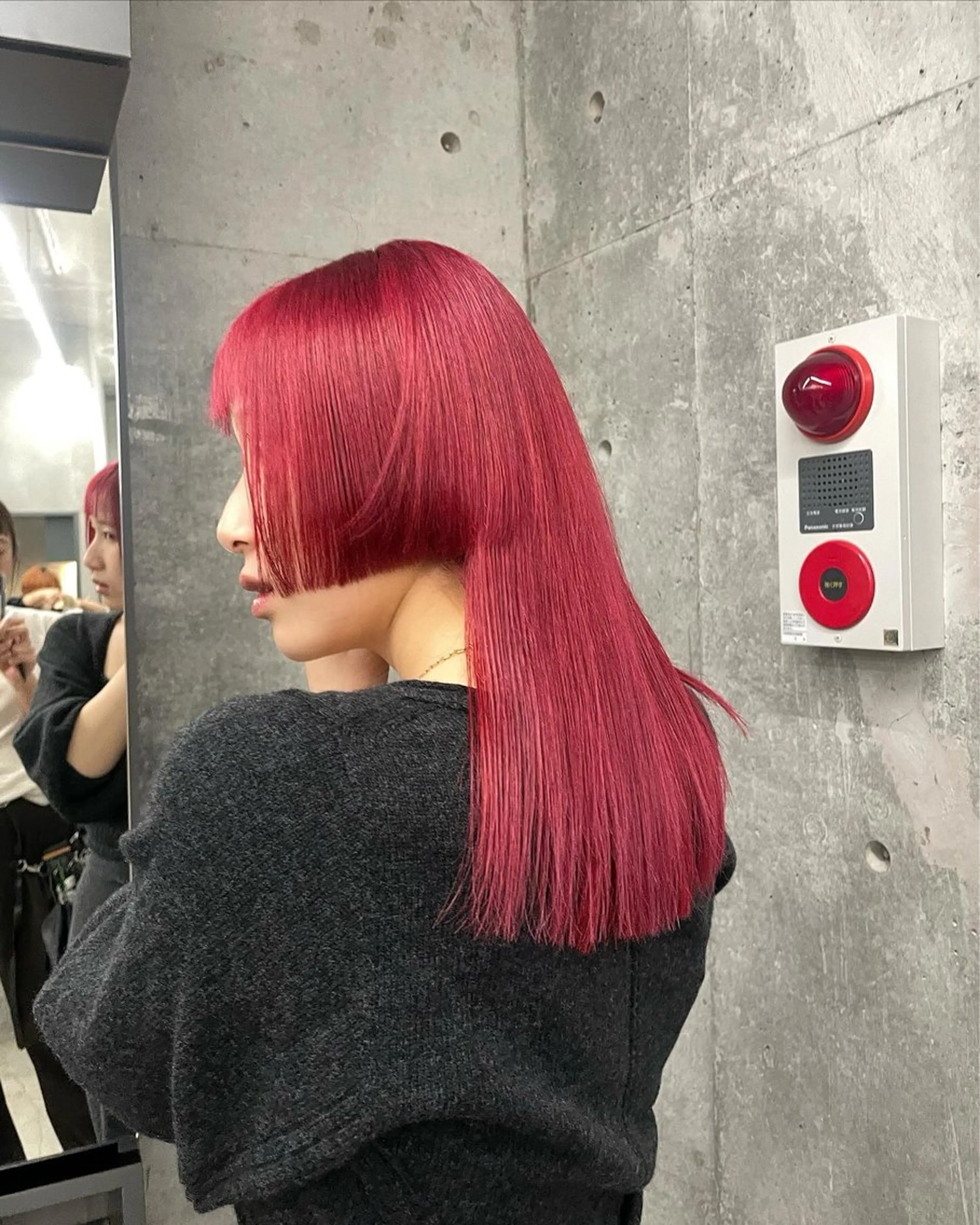 セミロング カット ヘアカラー トリートメント 佐伯 和佳のヘアスタイル