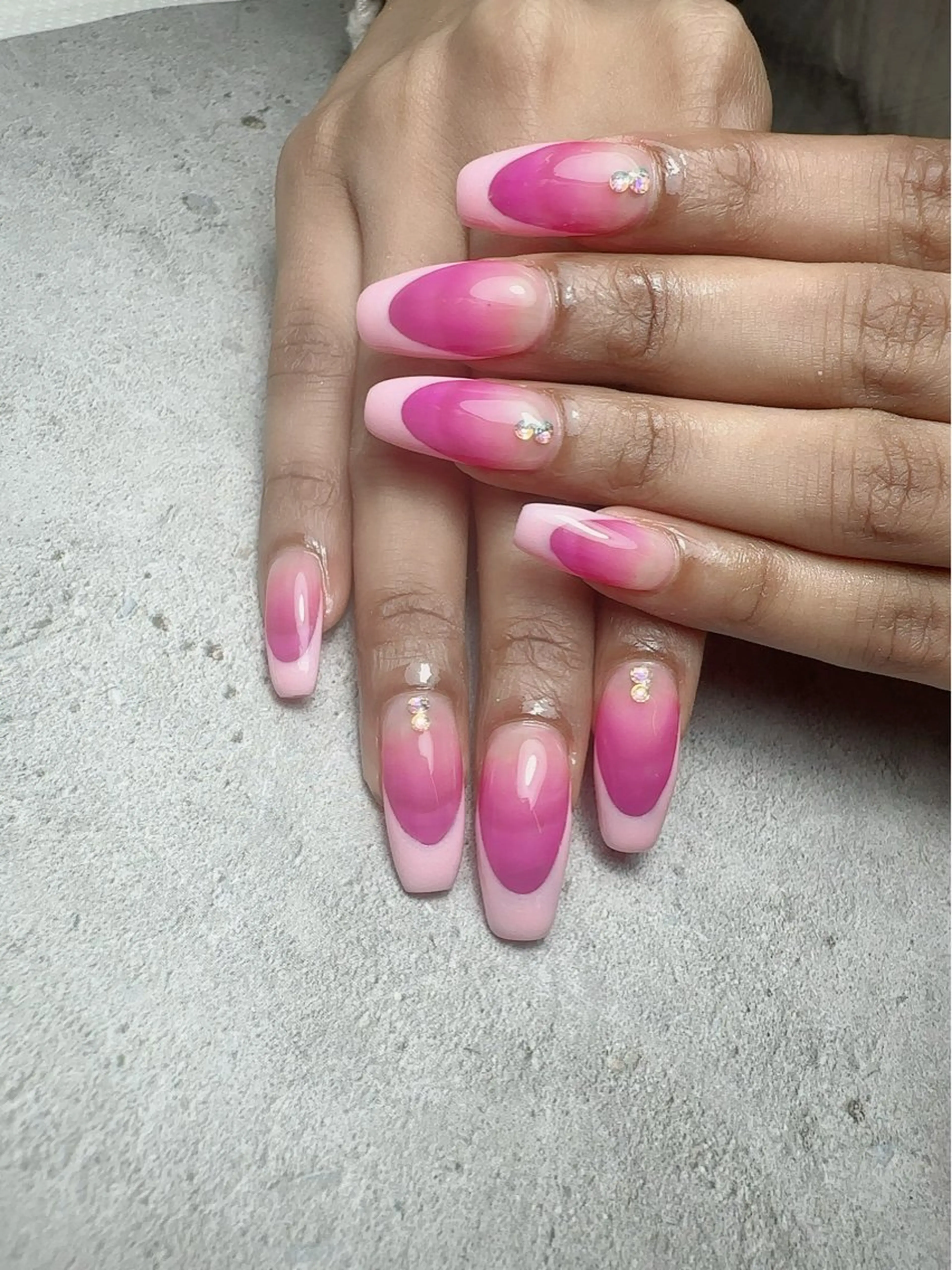 ネイル アートネイル 入学式 ハート マグネットネイル 持ち込み ハンドネイル nail salon    Mimiy..所属・Nailsalon Mimiy..♡のネイルデザイン