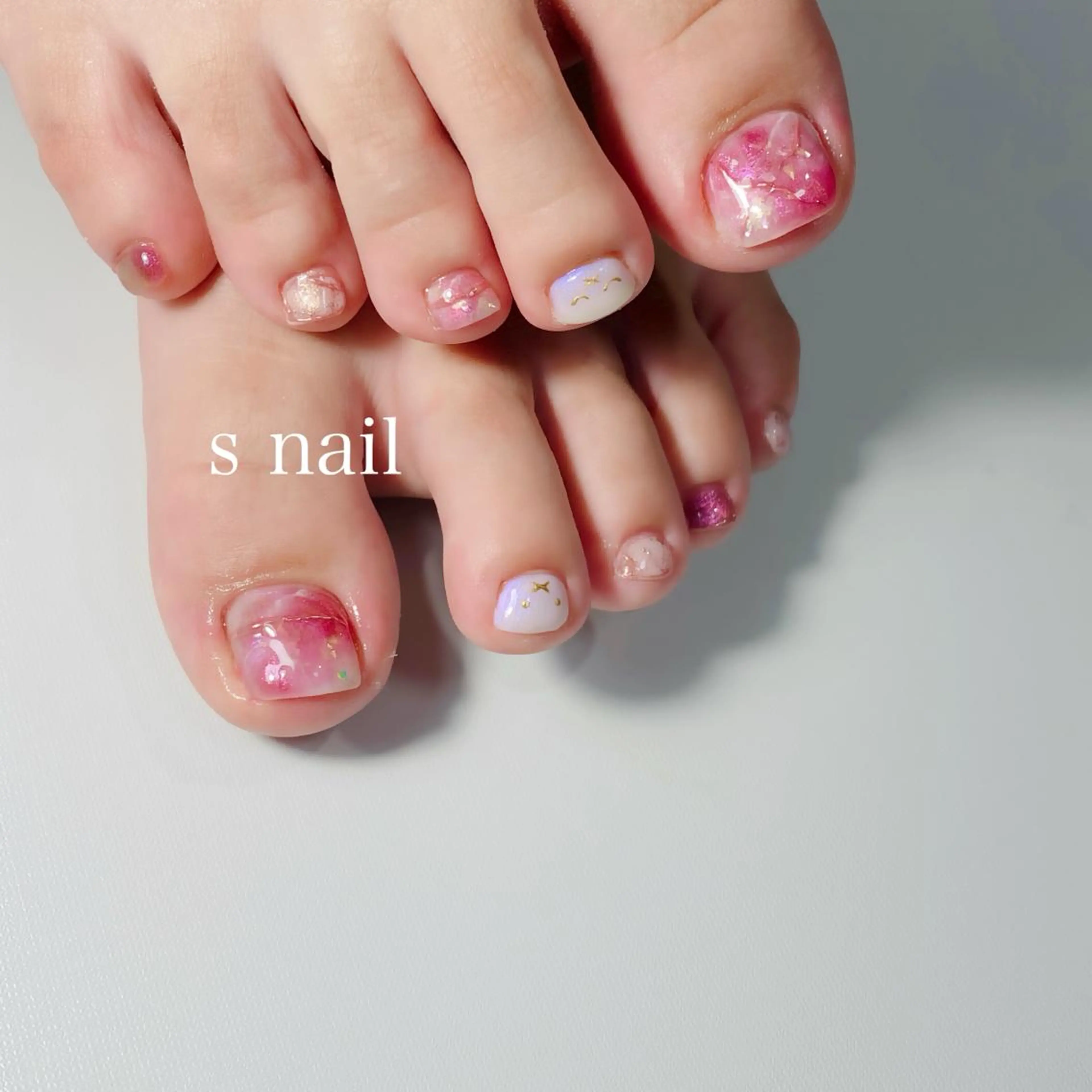 ネイル フットネイル s nail さとよしみゆきのネイルデザイン
