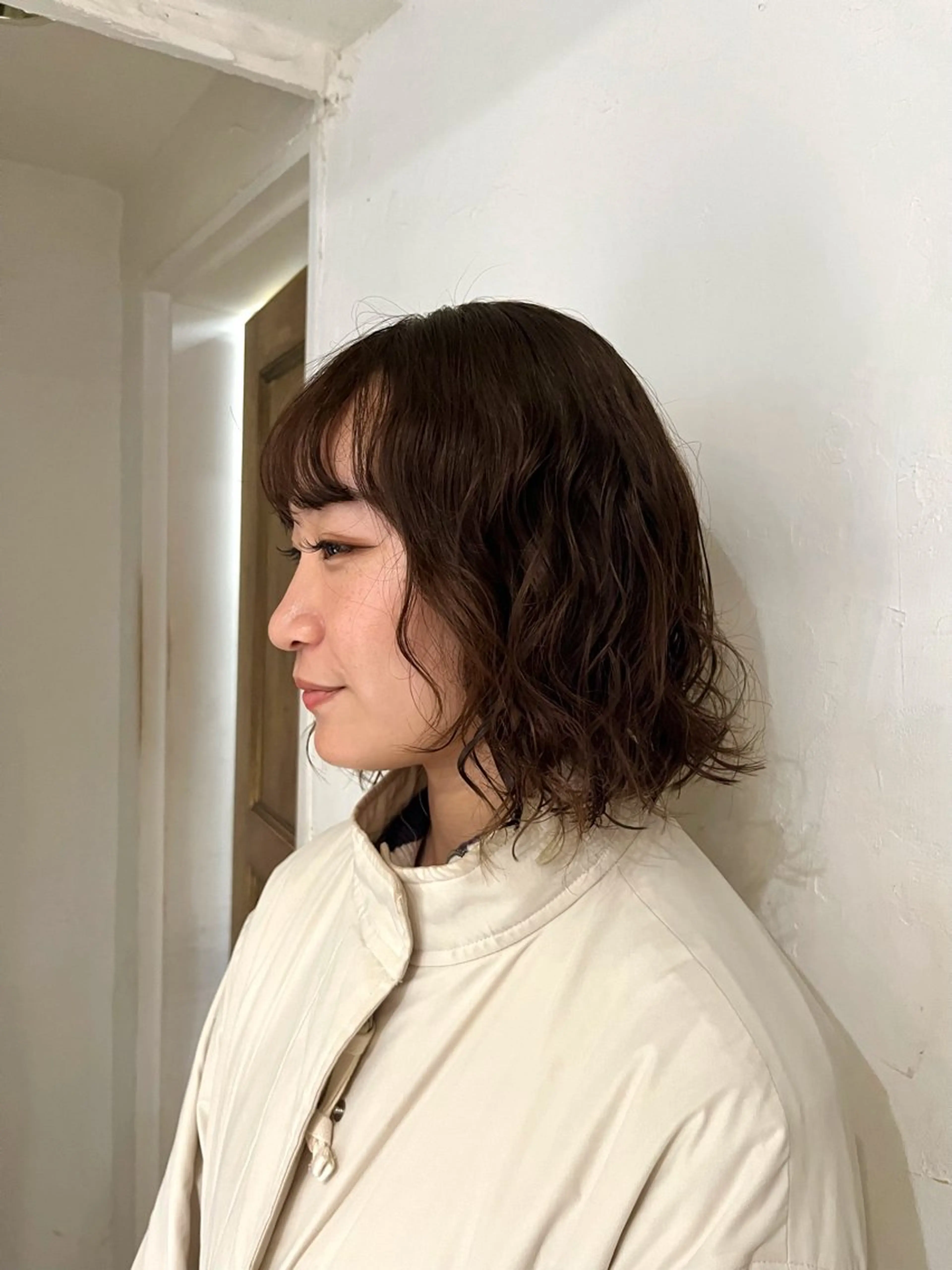 ショート ボブ カット パーマ スタジオノル パーマ🌀あやなのヘアスタイル