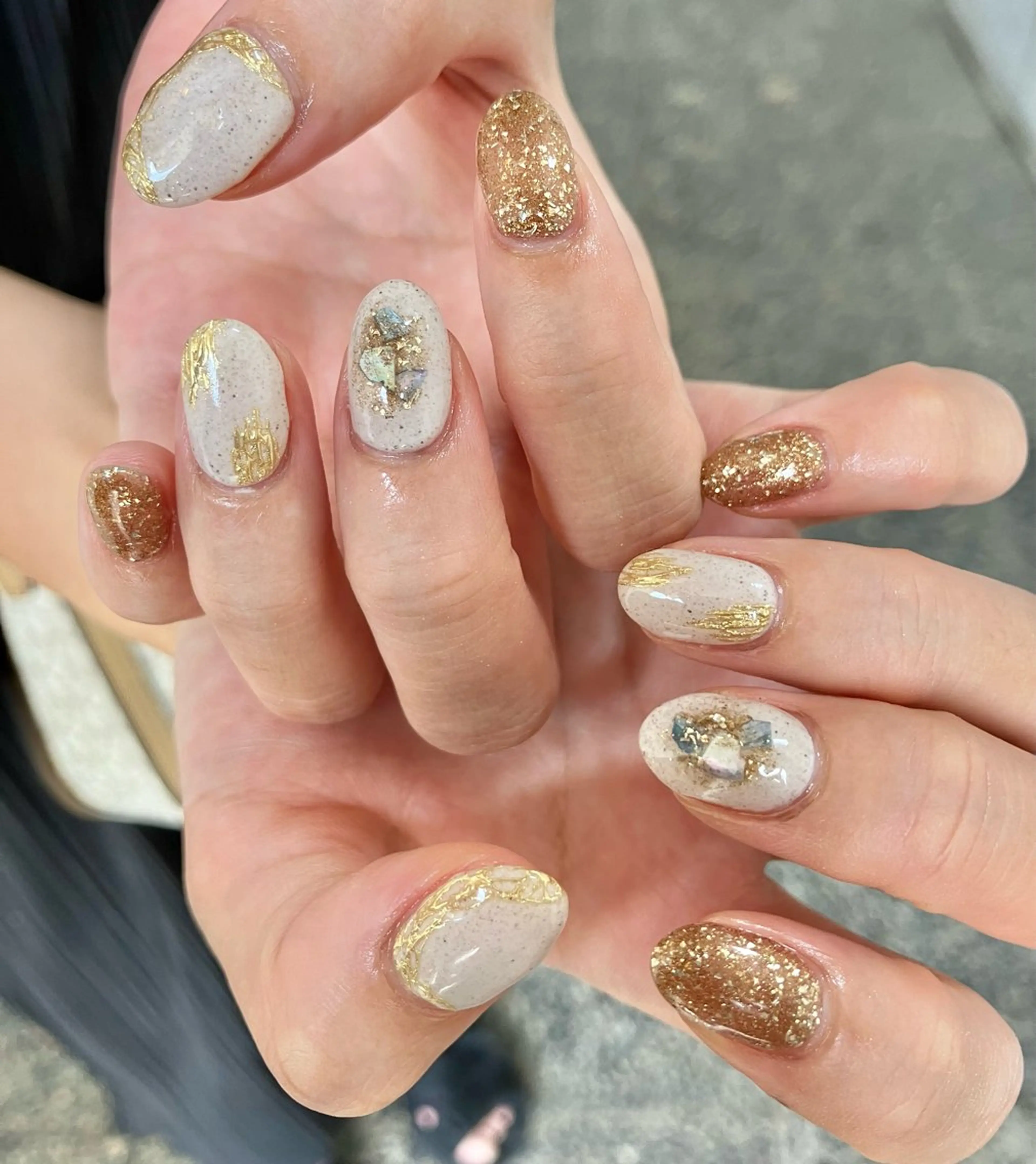 ネイル ハンドネイル OAKたまプラ ANZUのネイルデザイン