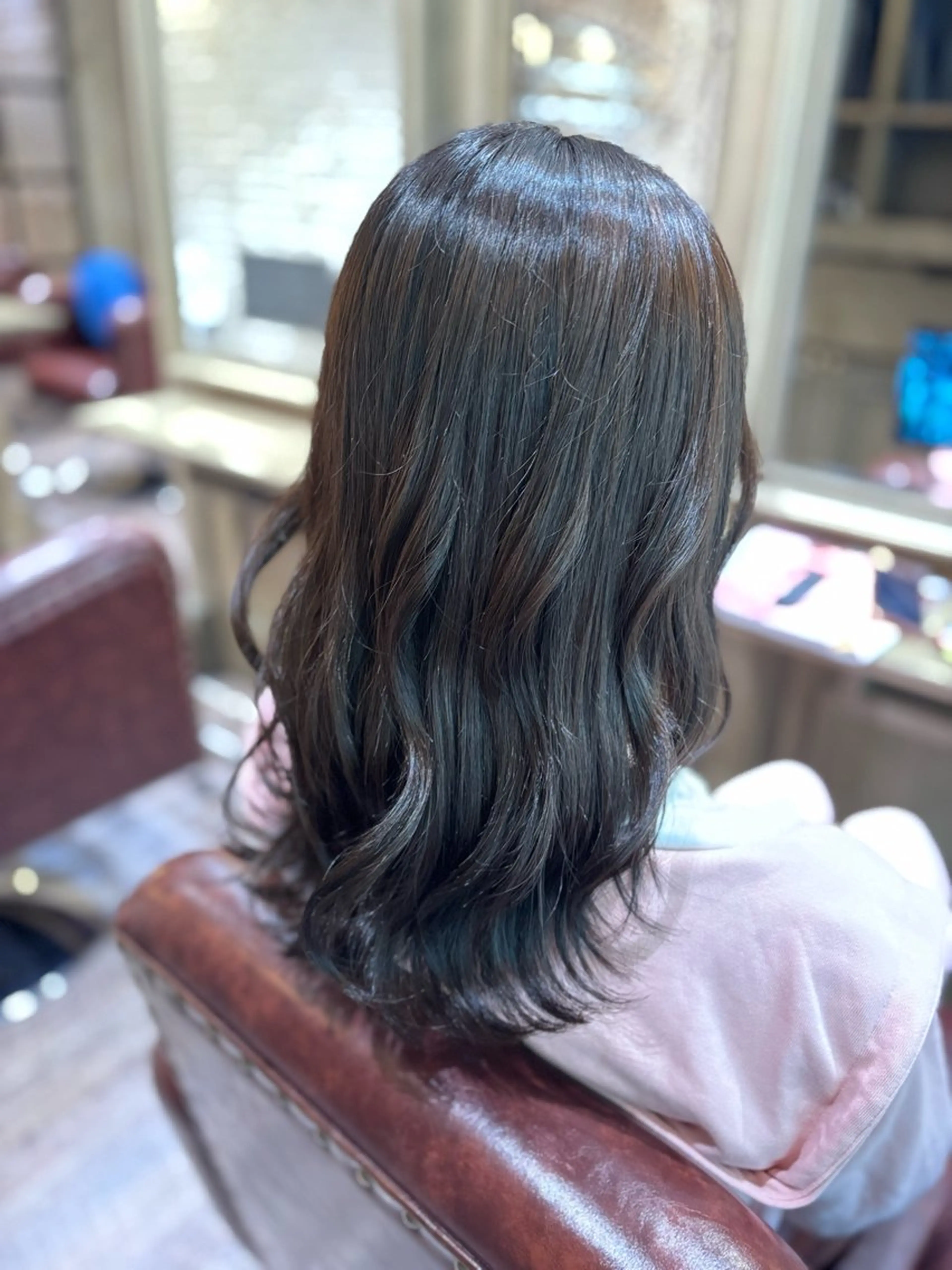 ロング ヘアカラー 中野 まなのヘアスタイル