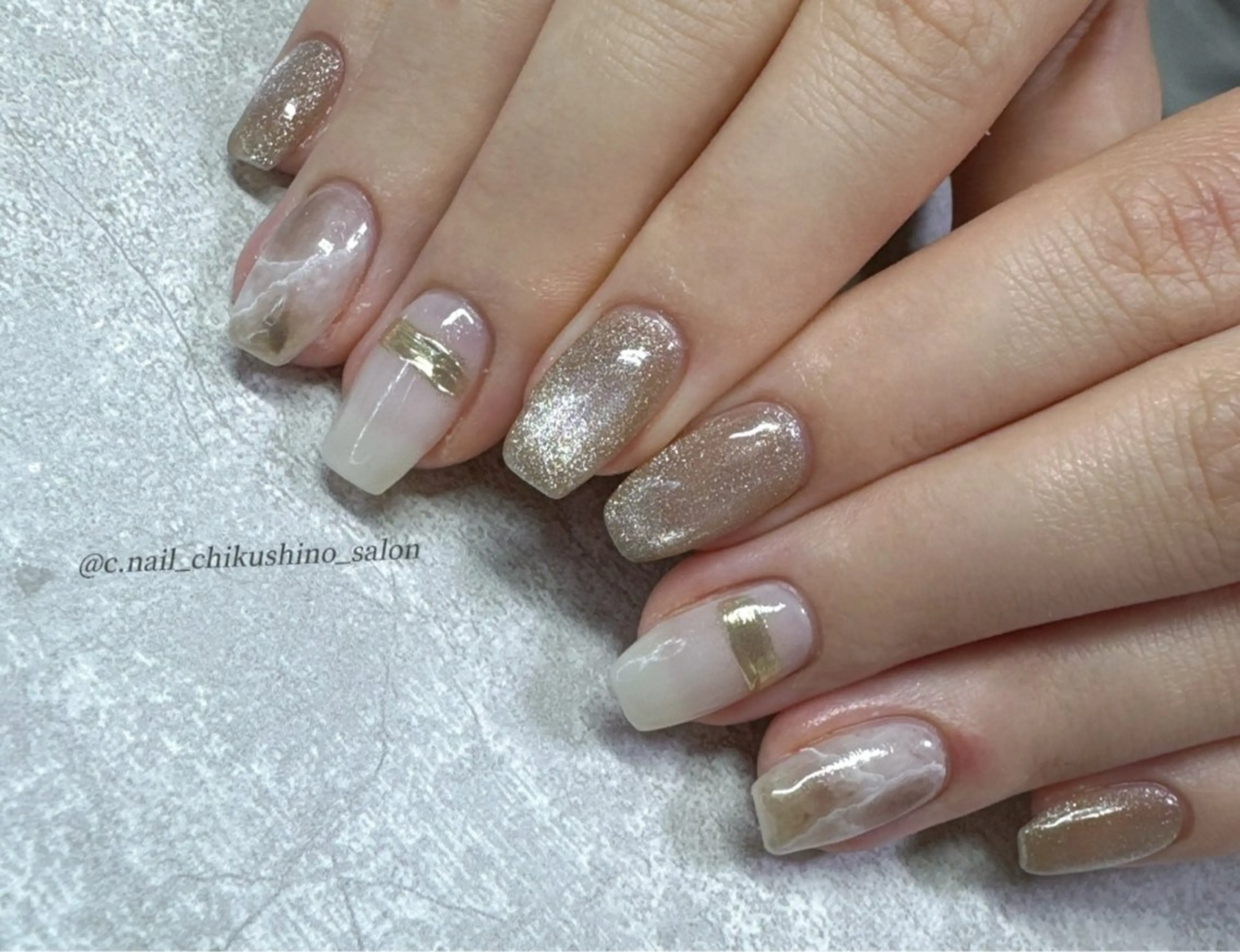 ネイル ハンドネイル C.Nail &EYE筑紫駅のネイルデザイン