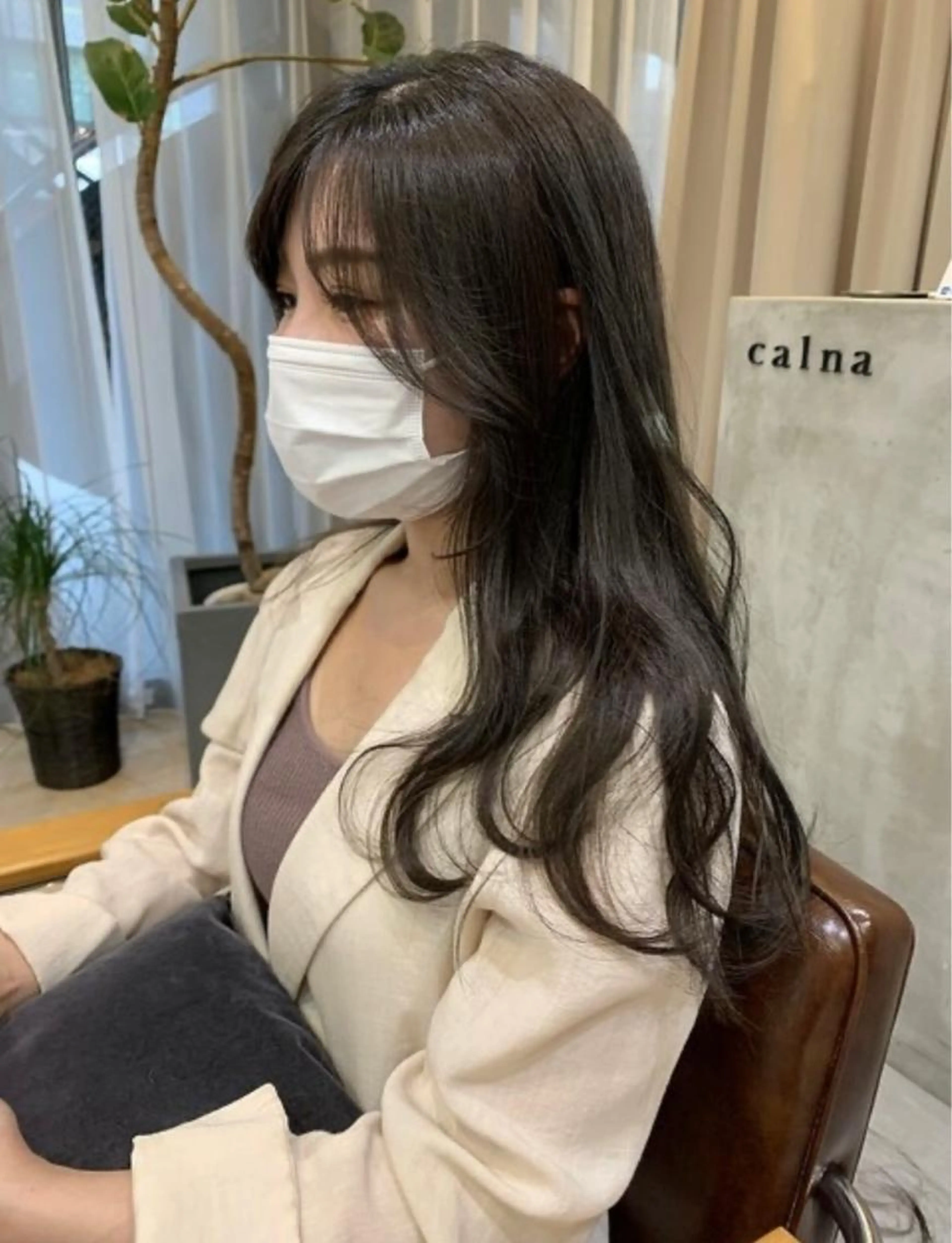 顔周り&前髪カット+顔まわり縮毛矯正🎀🫧の写真