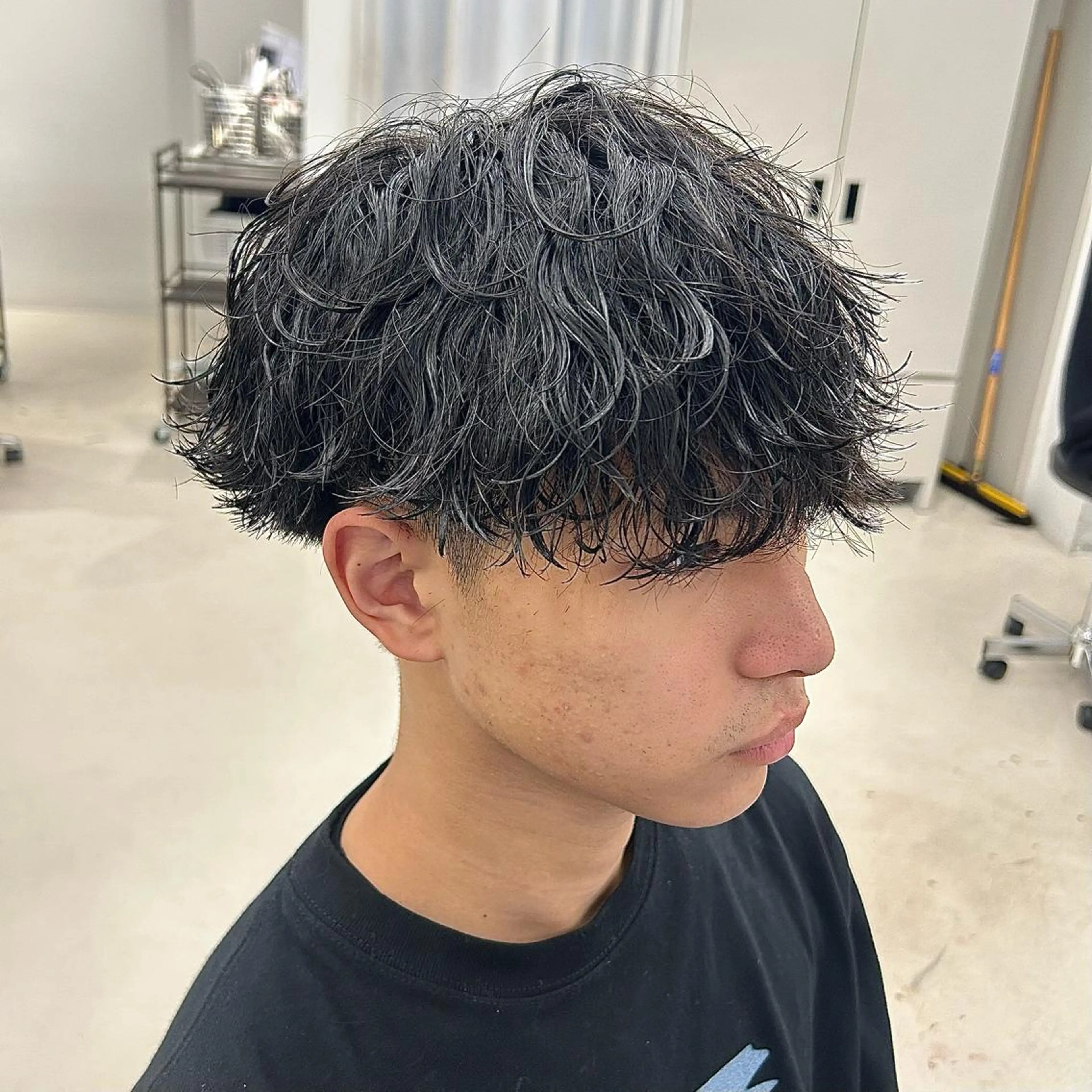 パーマ メンズ カット パーマ CYAN by acoron .池袋所属・メンズ特化 ユキハシのヘアスタイル