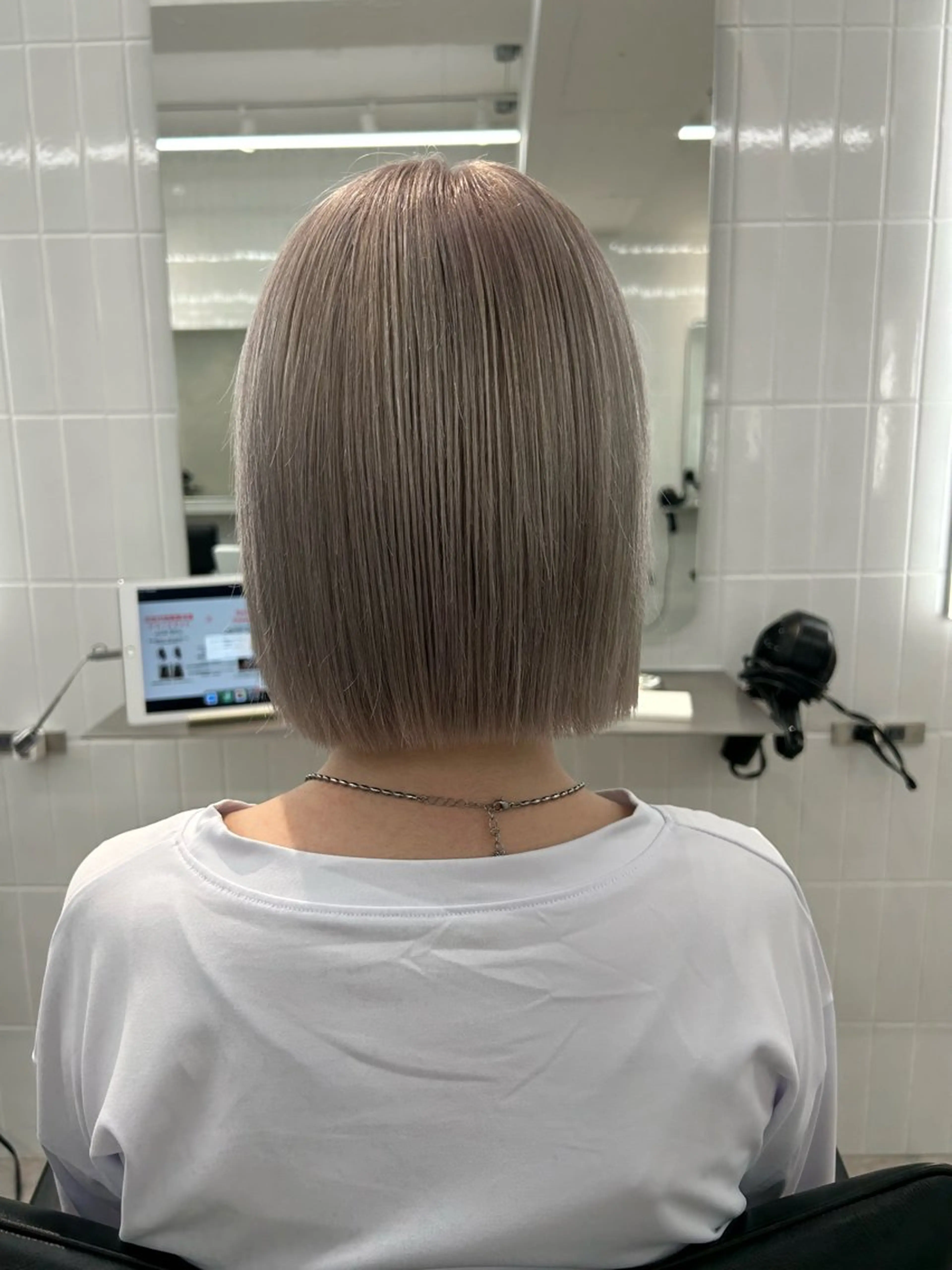 ショート onyx所属・表参道/ハイライト・ バレイヤージュのヘアスタイル