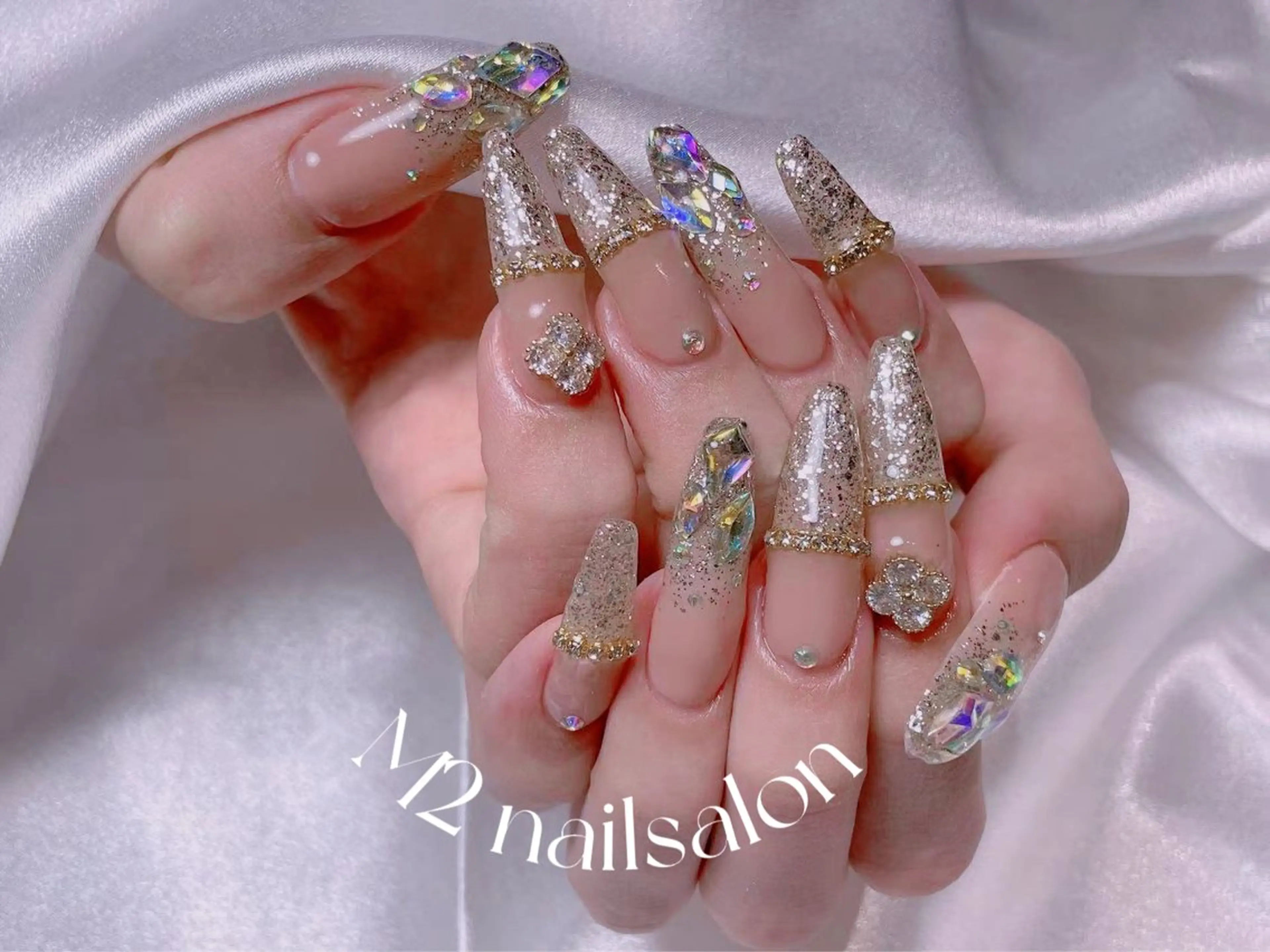 ネイル ハンドネイル 長さだし専門店 M2　rikaのネイルデザイン