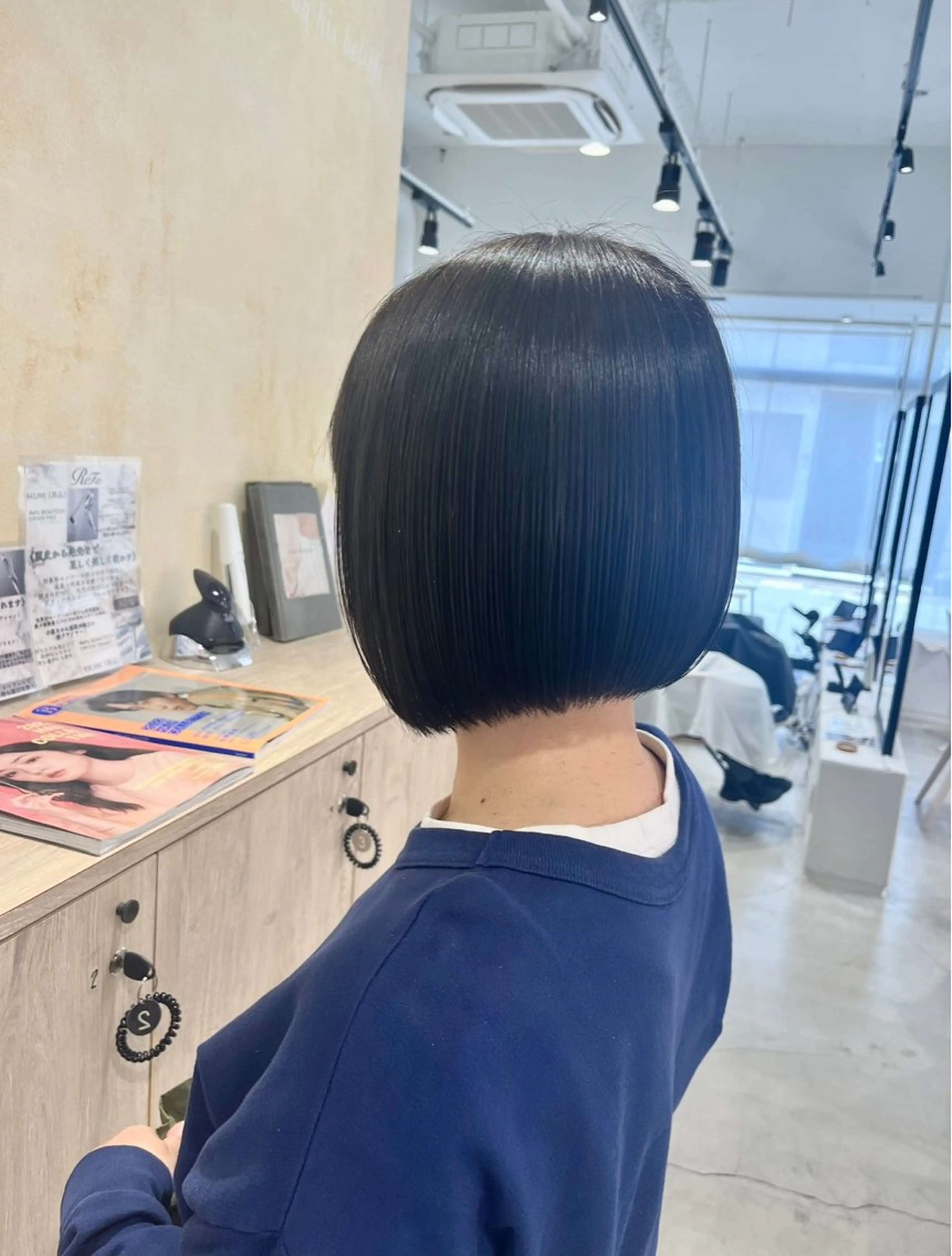 ショート カット ヘアカラー トリートメント ボブ/美髪矯正 /佐藤　奈巳のヘアスタイル