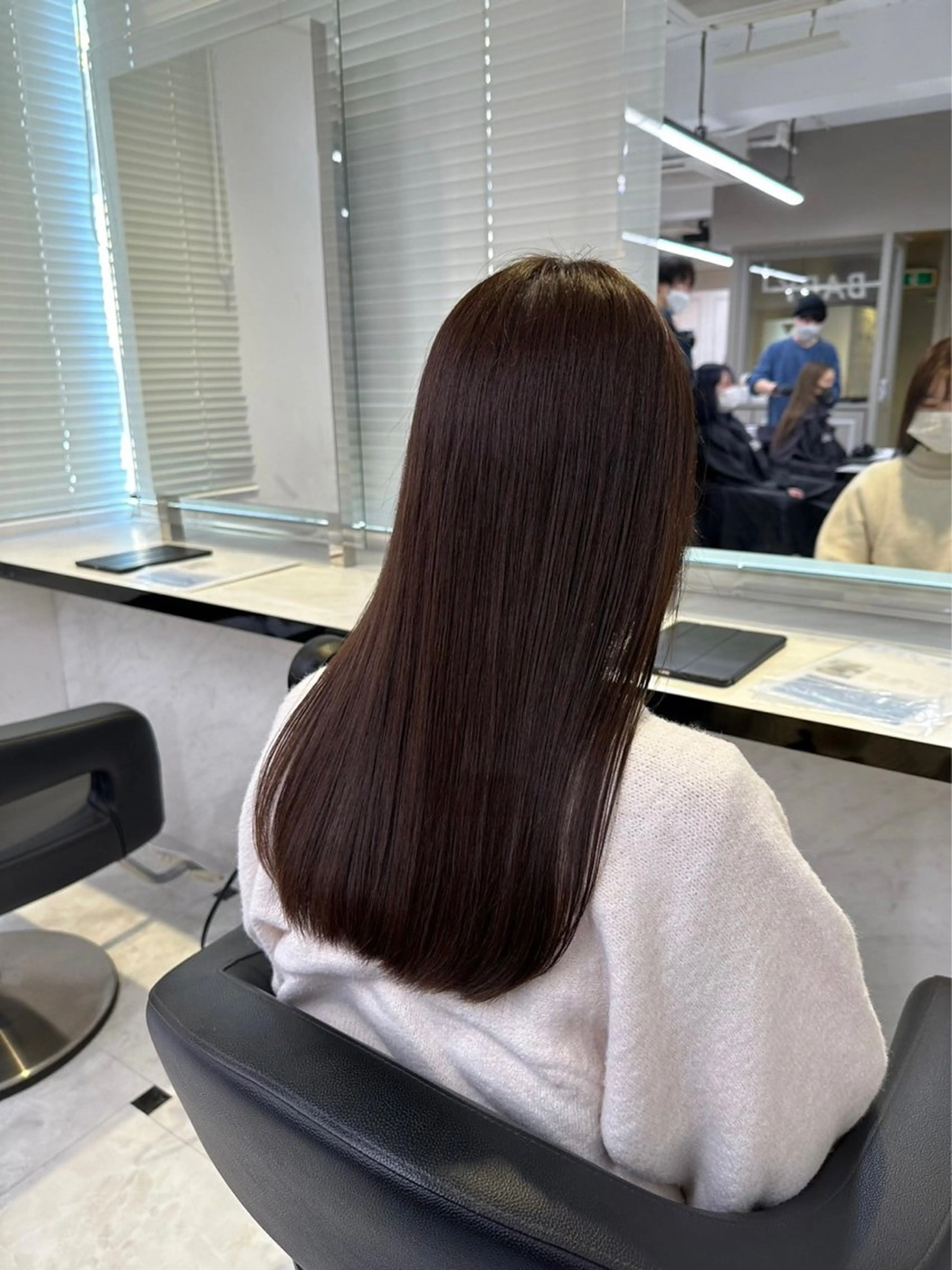 ミディアム カラー ‎🥀暖色/モテ髪 ‎りな🥀のヘアスタイル