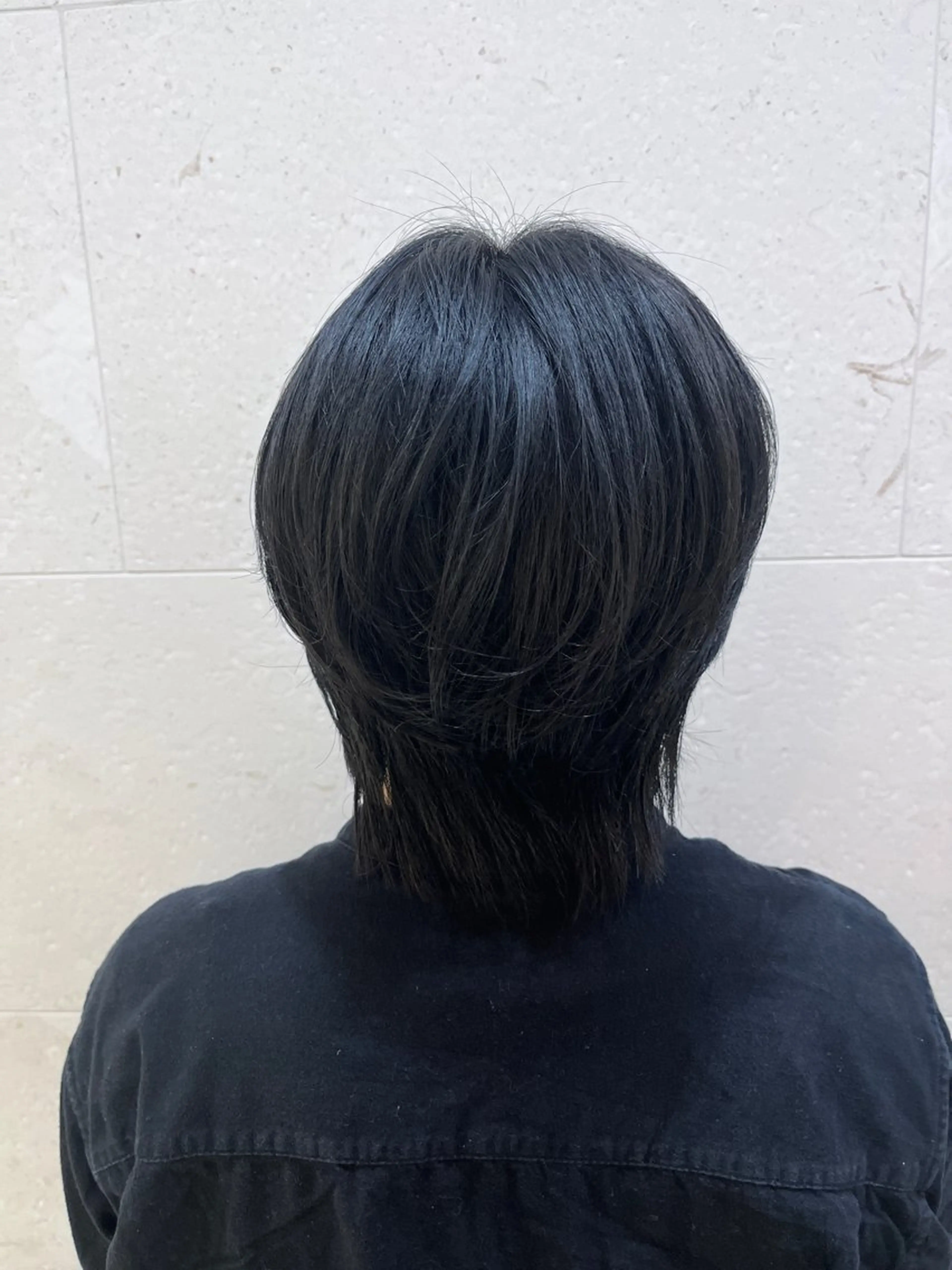 カラー 黒髪 透明感カラー グレーブラック 🫧Shanti🫧 ばんだいのヘアスタイル