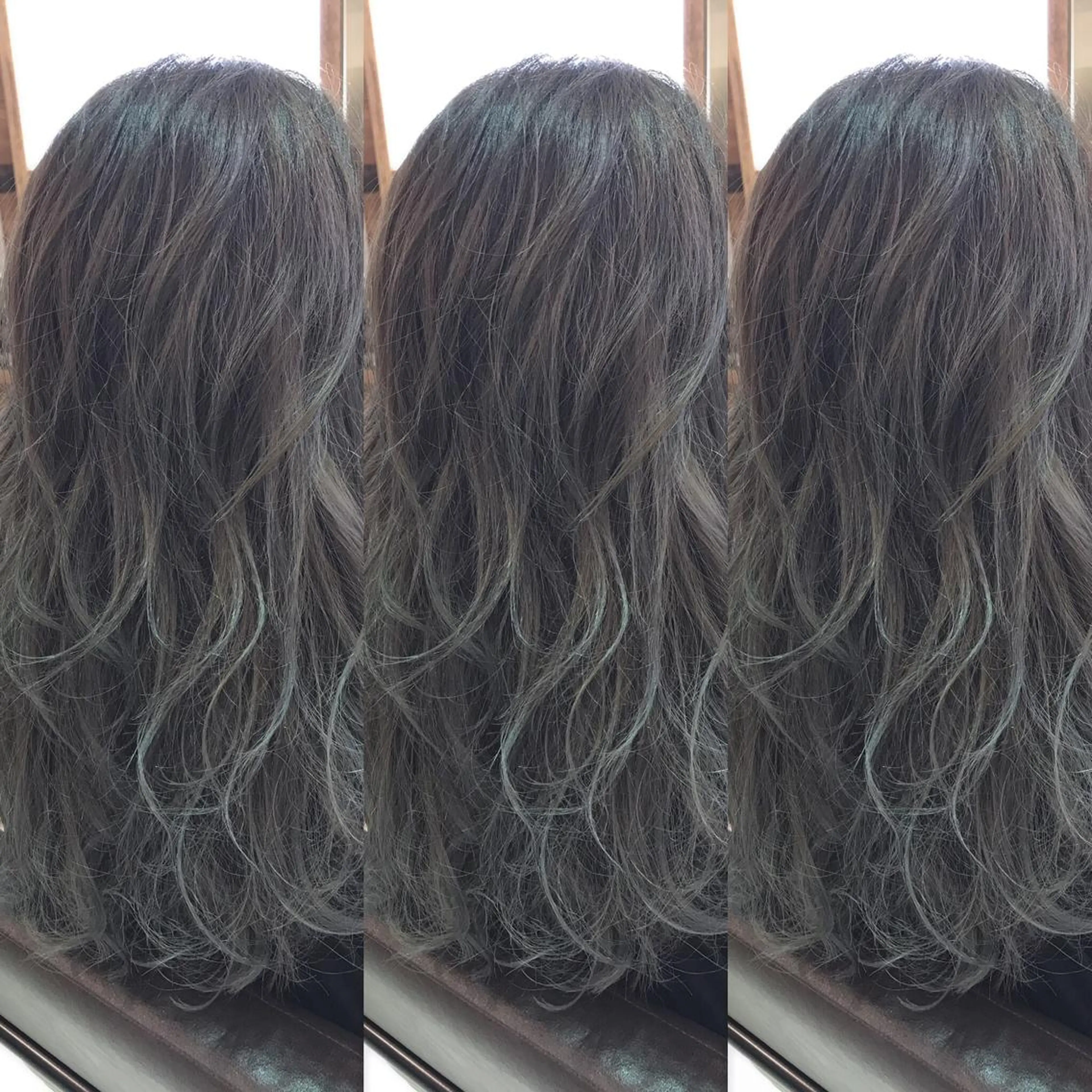 ロング カラー ハイライトカラー イルミナカラー ハイライト 青木 茂樹⭐️ 透明感カラーのヘアスタイル