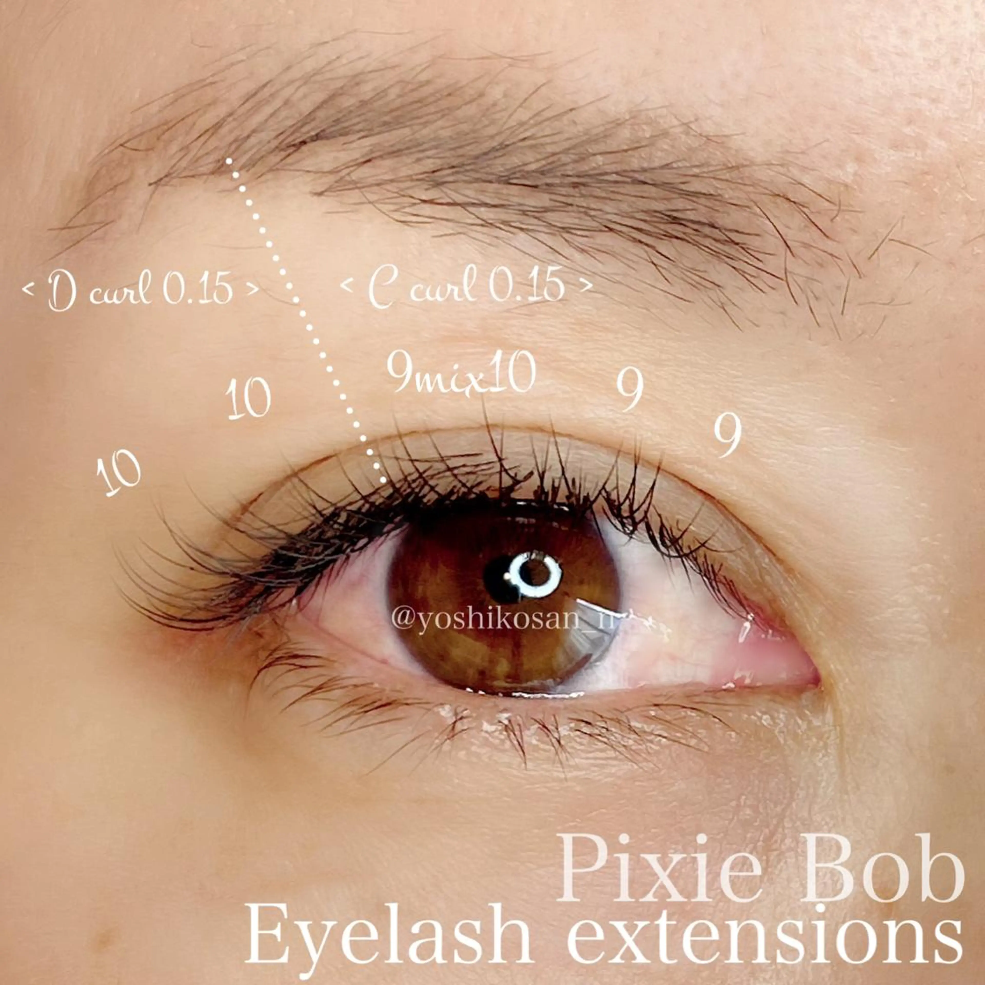 マツエク・マツパ ナチュラル マツエク Pixie Bob 🐈‍⬛　位田のヘアスタイル