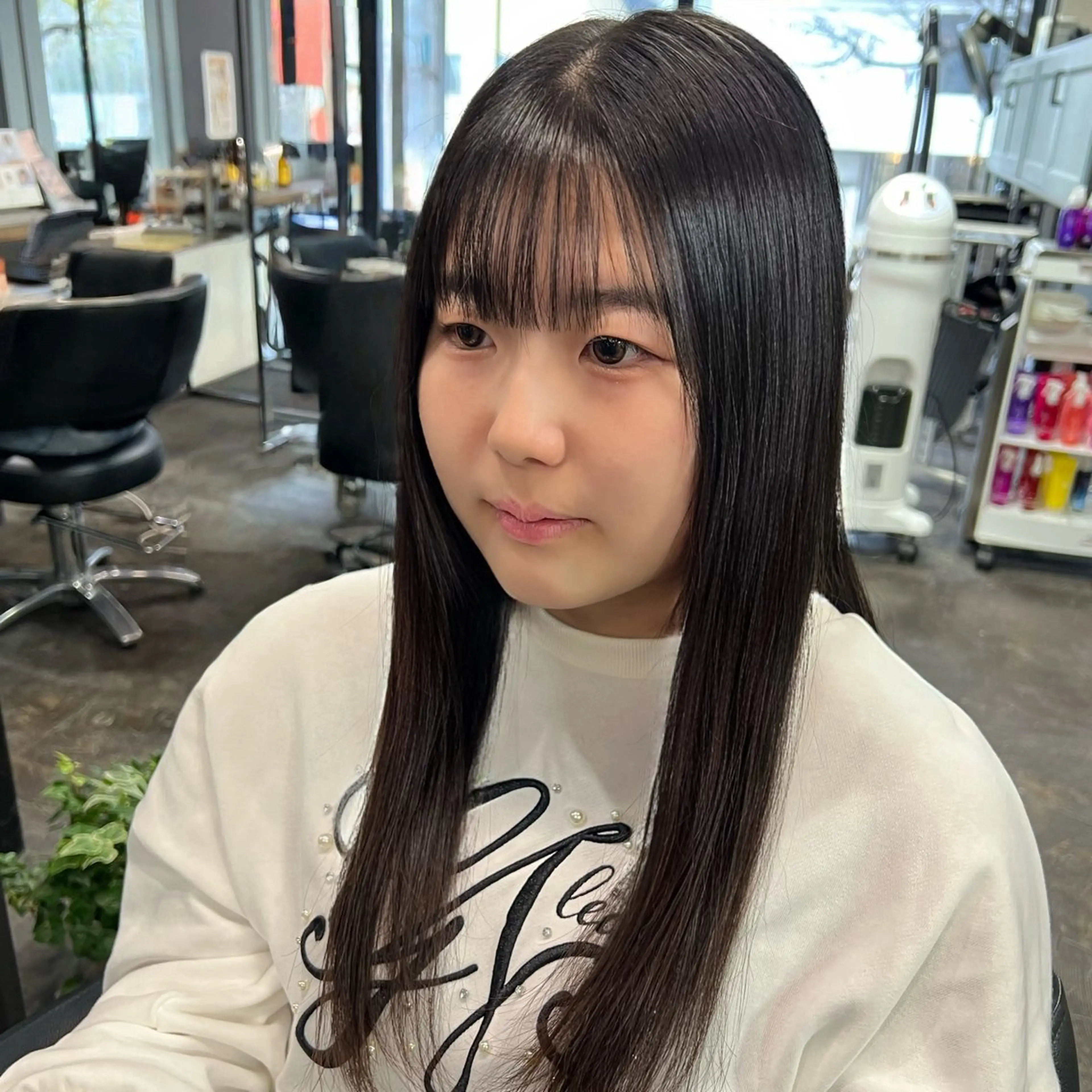 ロング パーマ 縮毛矯正 💘カラーモデル募集 / rina .💘のヘアスタイル