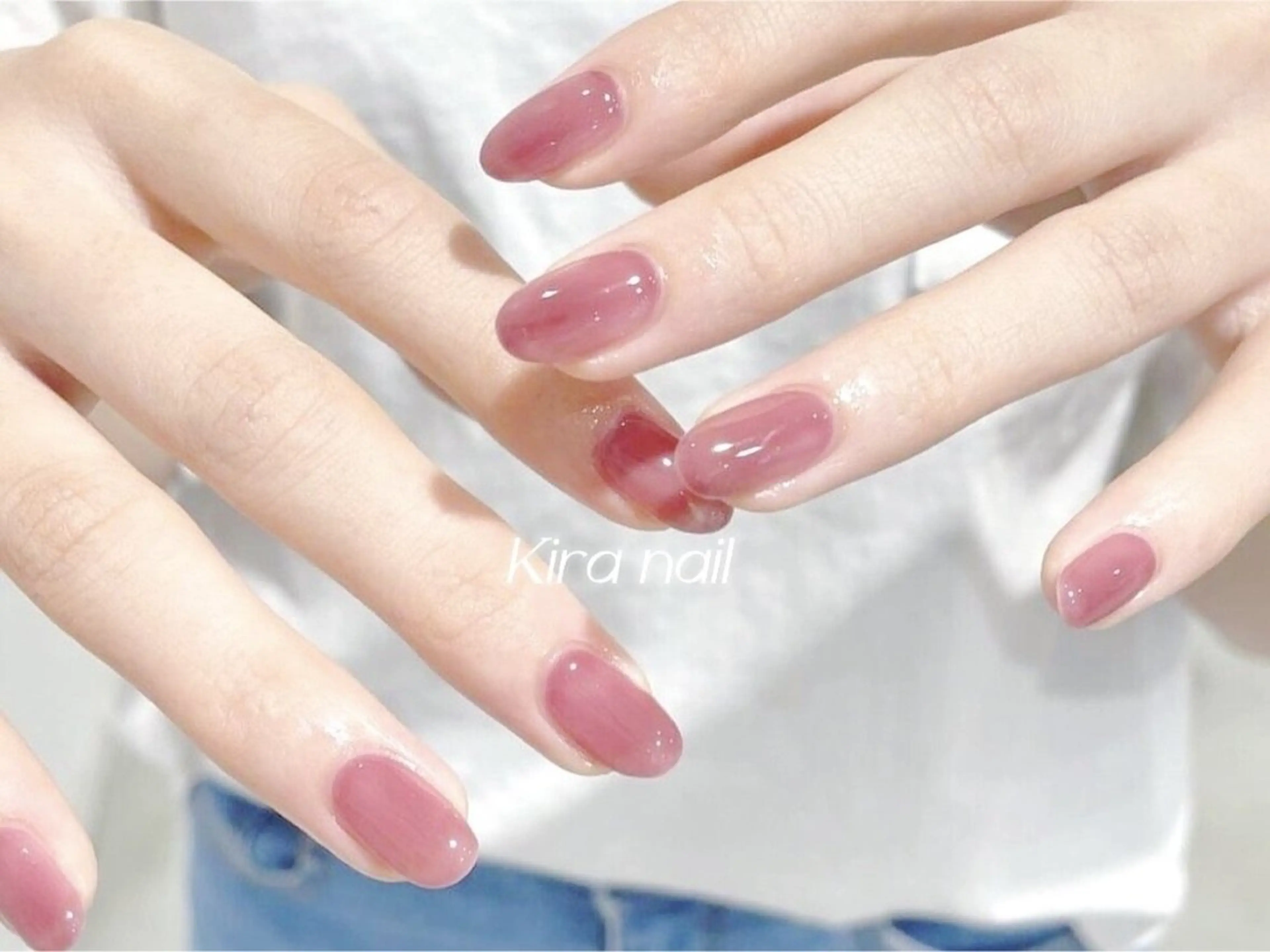 「HAND&オフなし」自爪クリアジェルorラメグラーの写真