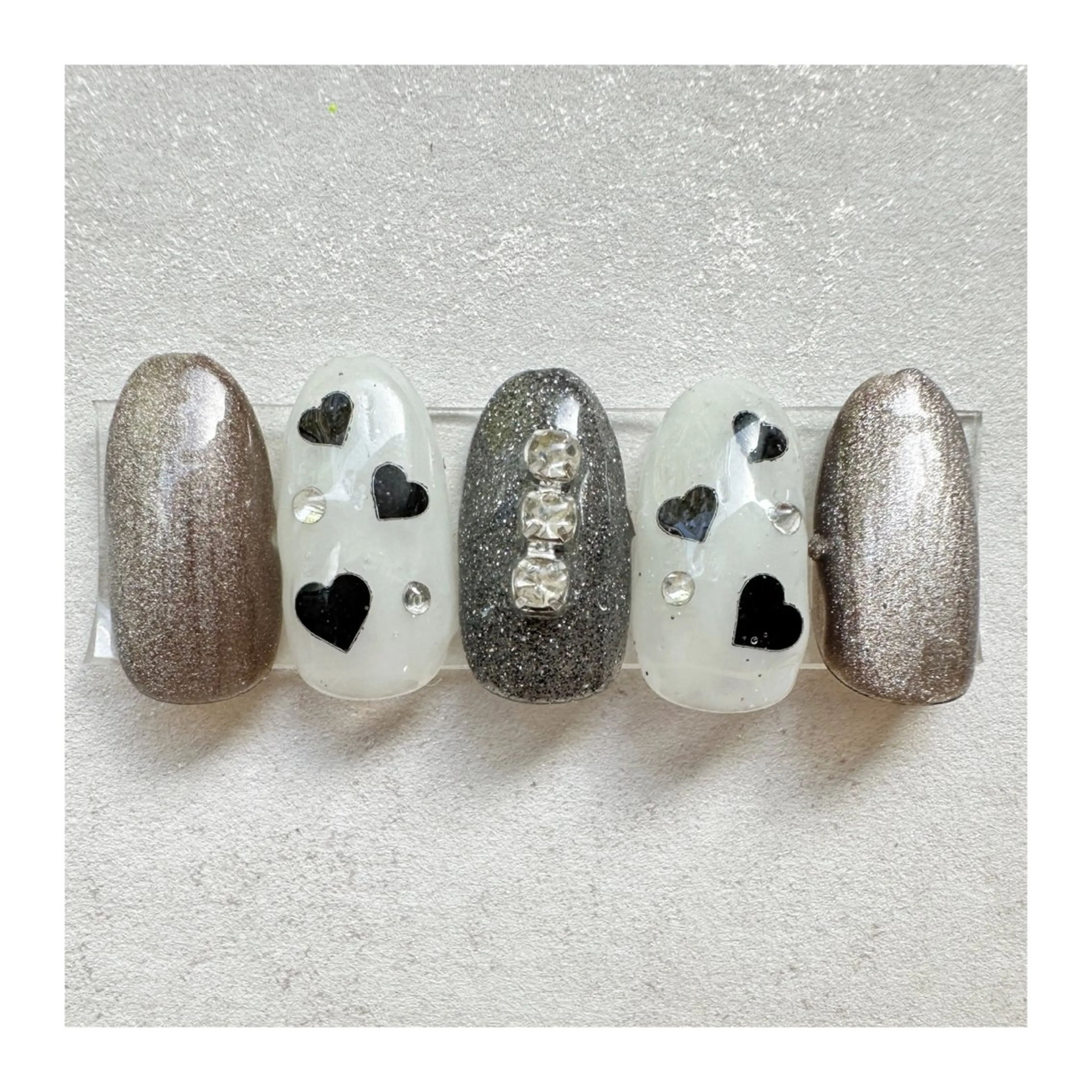 ネイル フラッシュネイル マグネットネイル private nailsalonのネイルデザイン