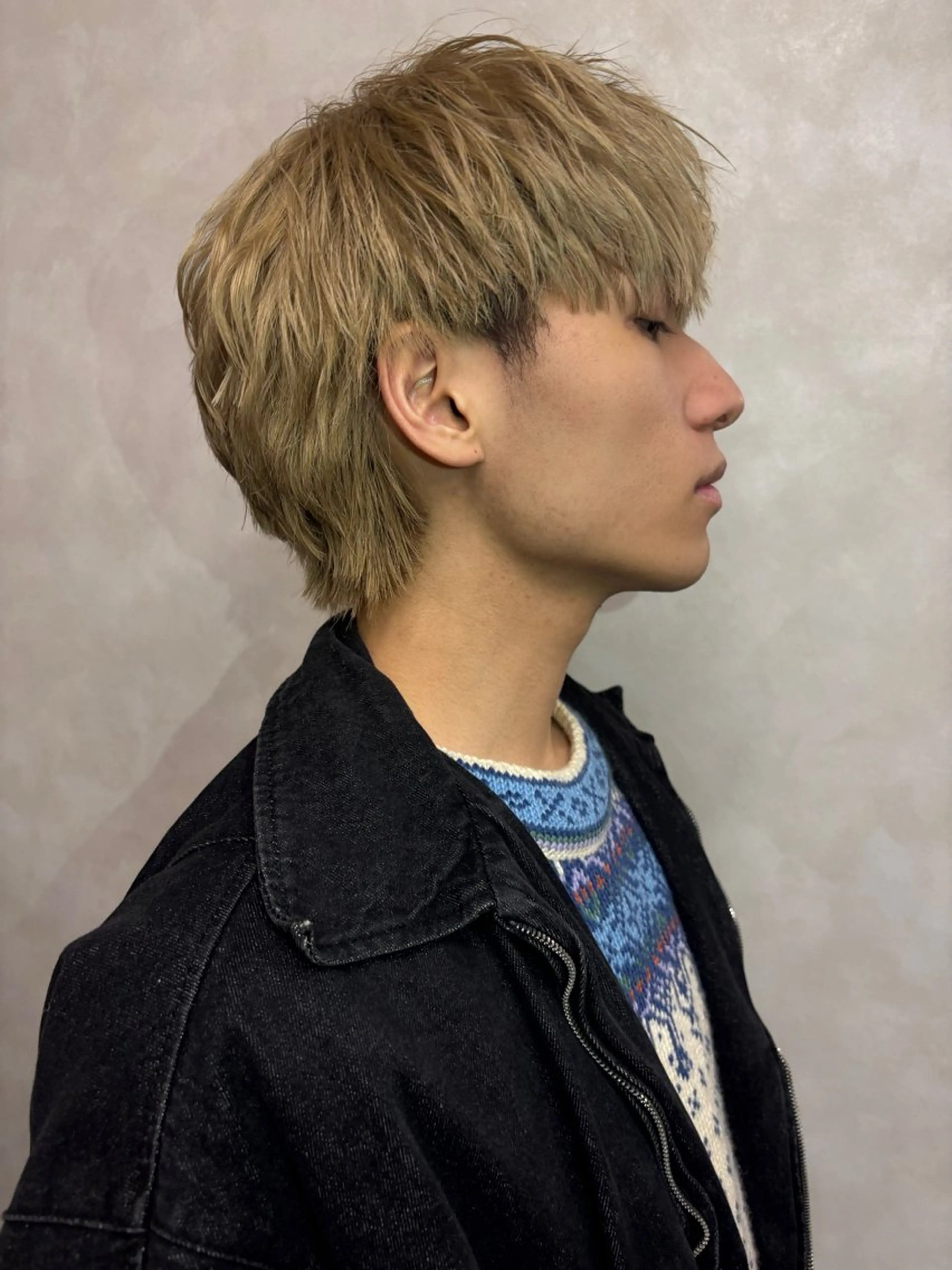 カラー メンズ ヘアカラー トリートメント IBUKI /THREE...のヘアスタイル